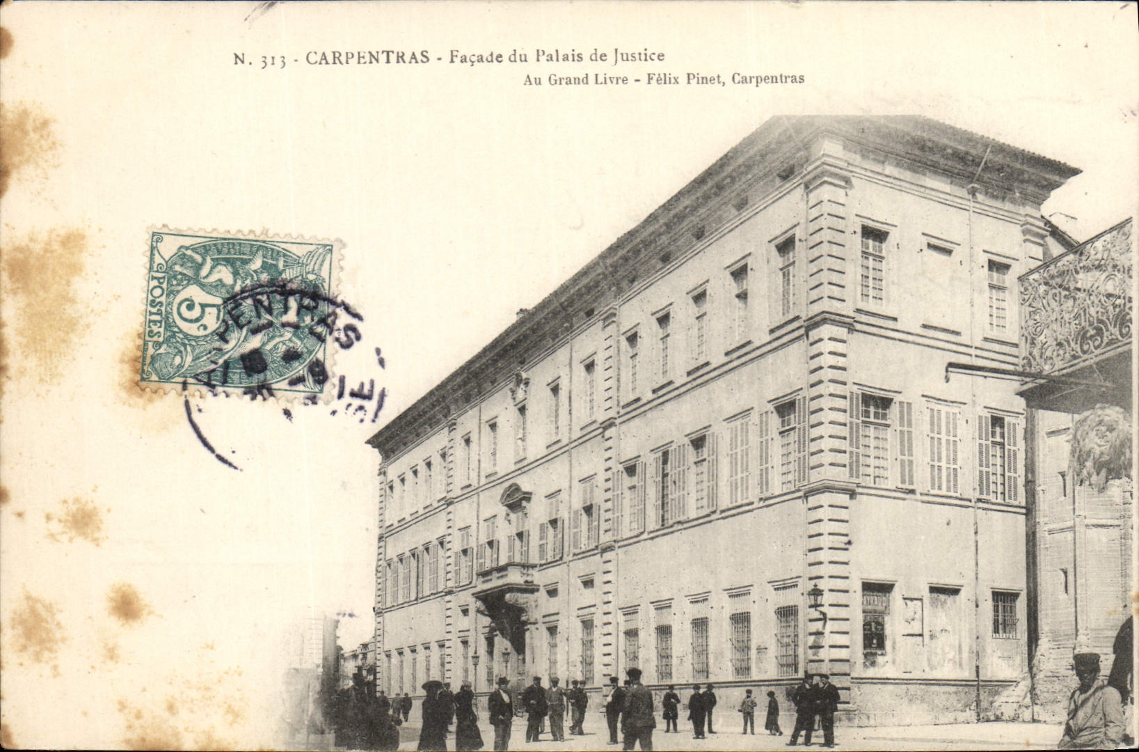 CPA Palais de justice Facade Carpentras