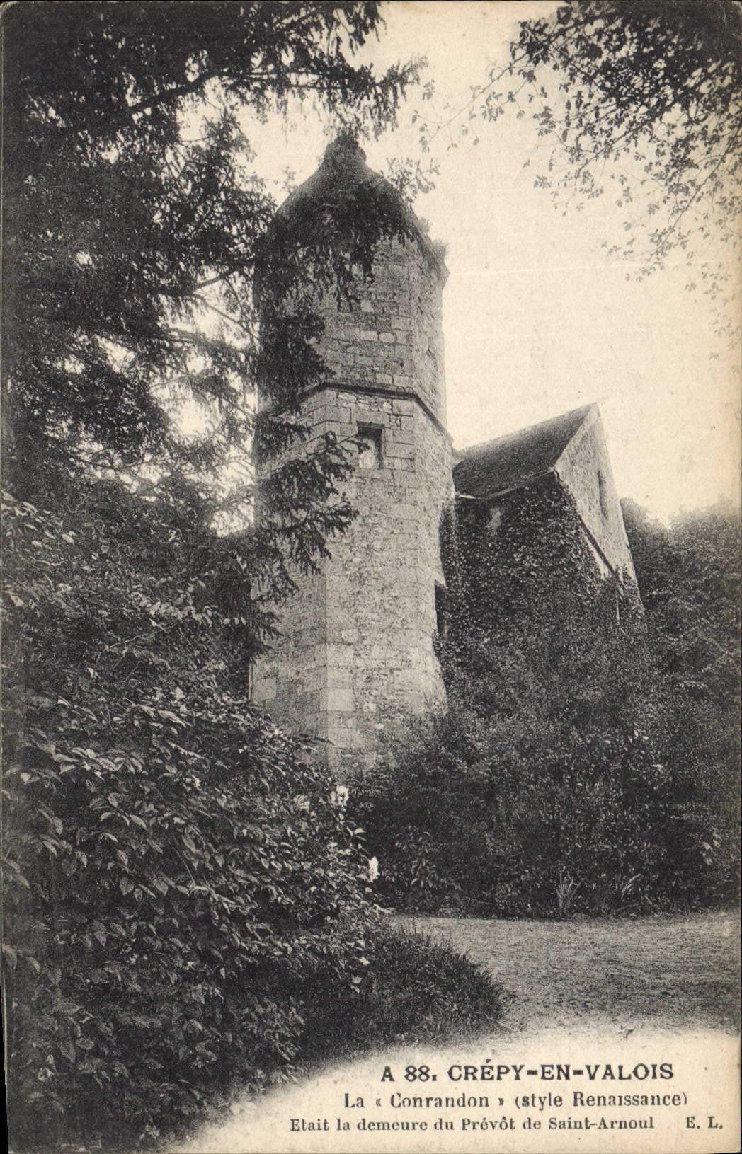 CPA Crepy en Valois La Conrandon Demeure du Prevot de Saint Arnoul 