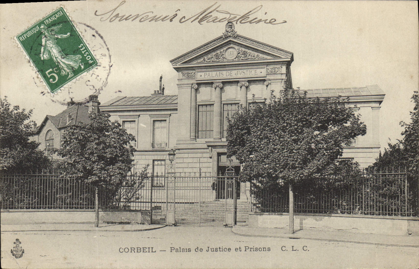 CPA Palais de justice et prisons Corbeil 