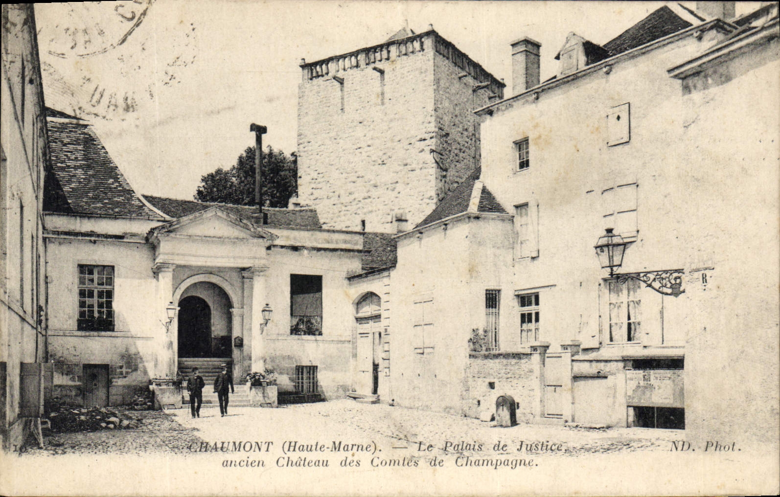 CPA Palais de justice Chaumont Ancien Chateau des Comtes de Champagne 