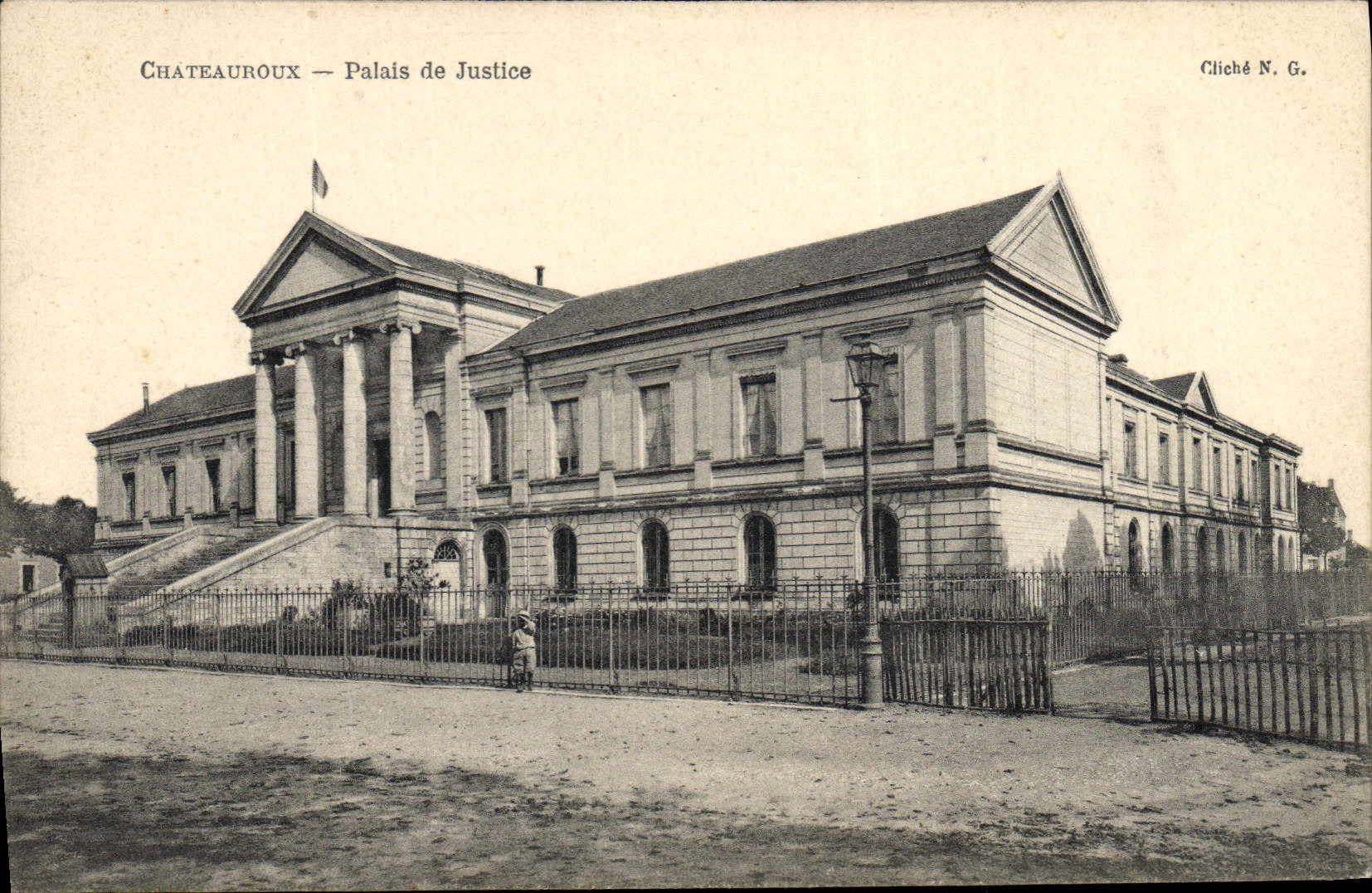 CPA Palais de justice Chateauroux 