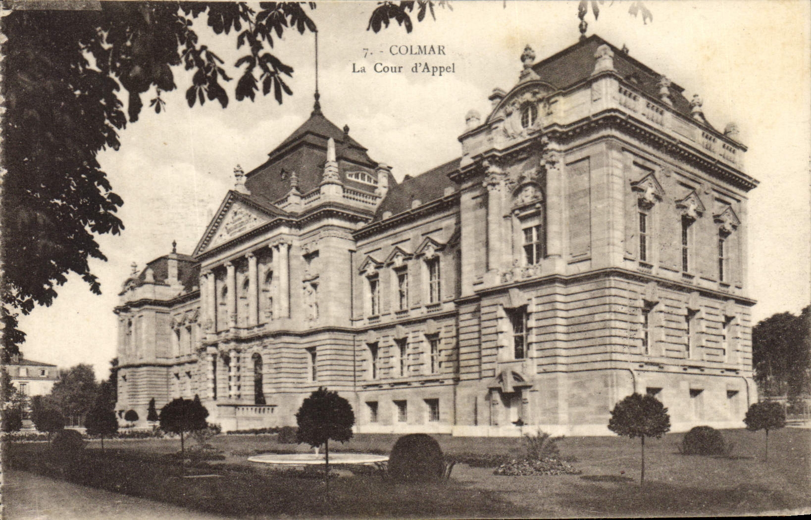CPA Palais de justice Colmar La Cour d'Appel 