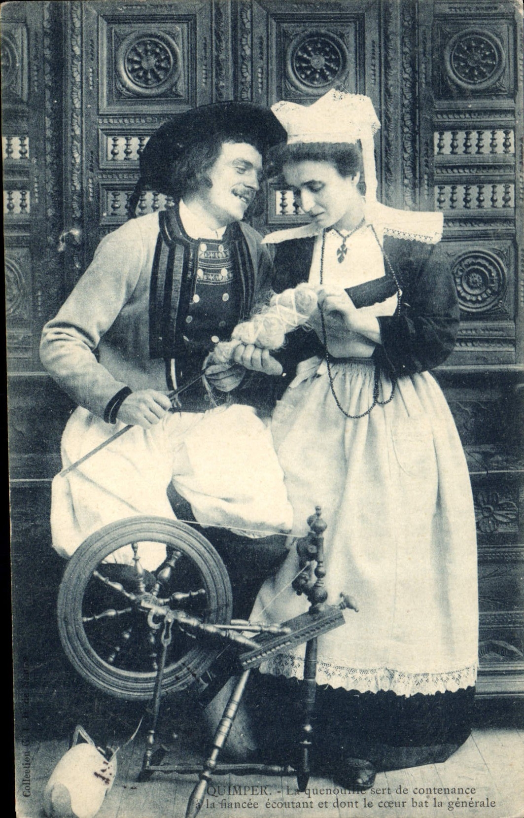 CPA Folklore Quimper