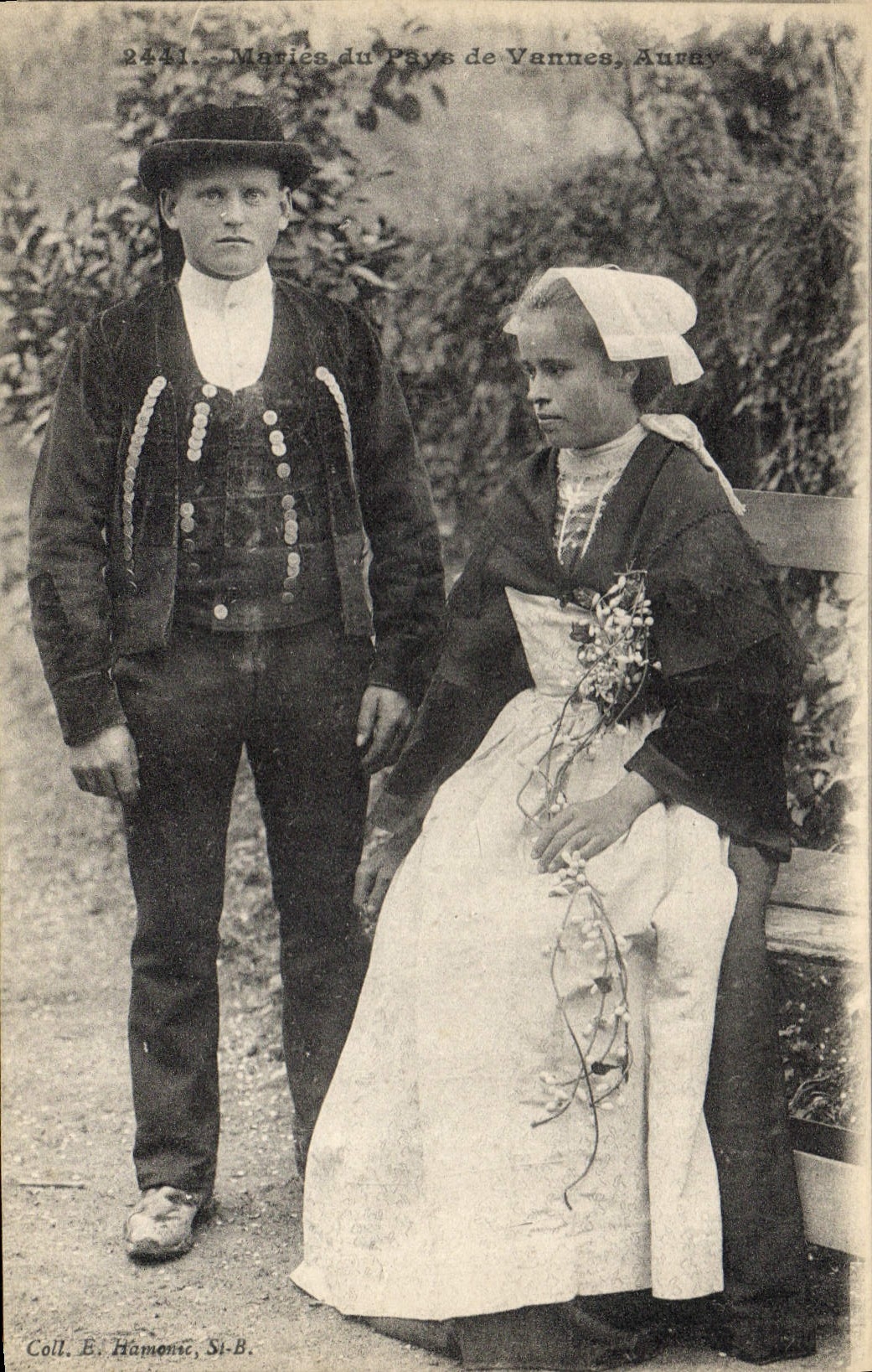 CPA Folklore Maries du pays de Vannes Auray