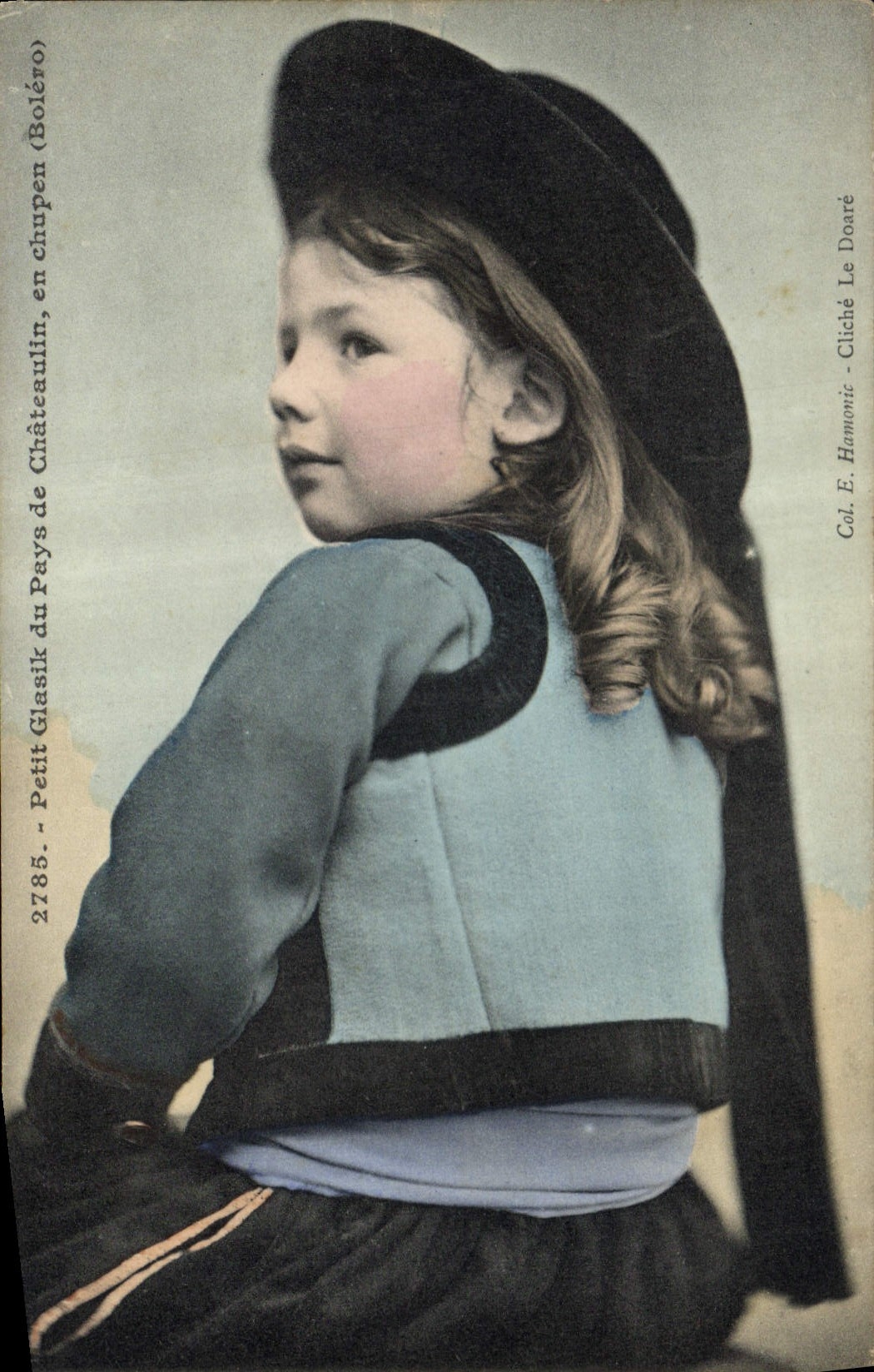 CPA Folklore Petit Glasik du Pays de Chateaulin en chupen Bolero Enfant