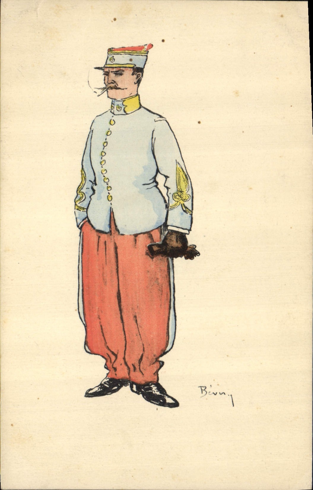 CPA Militaria Soldat