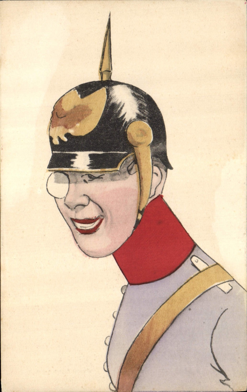 CPA Militaria Officier