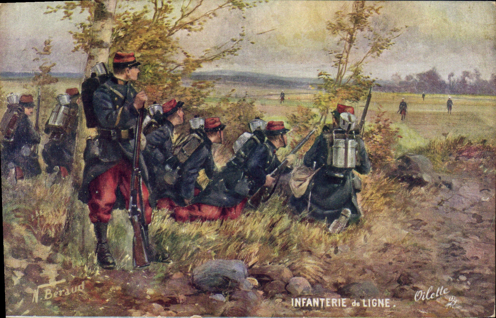 CPA Militaria Infanterie de Ligne