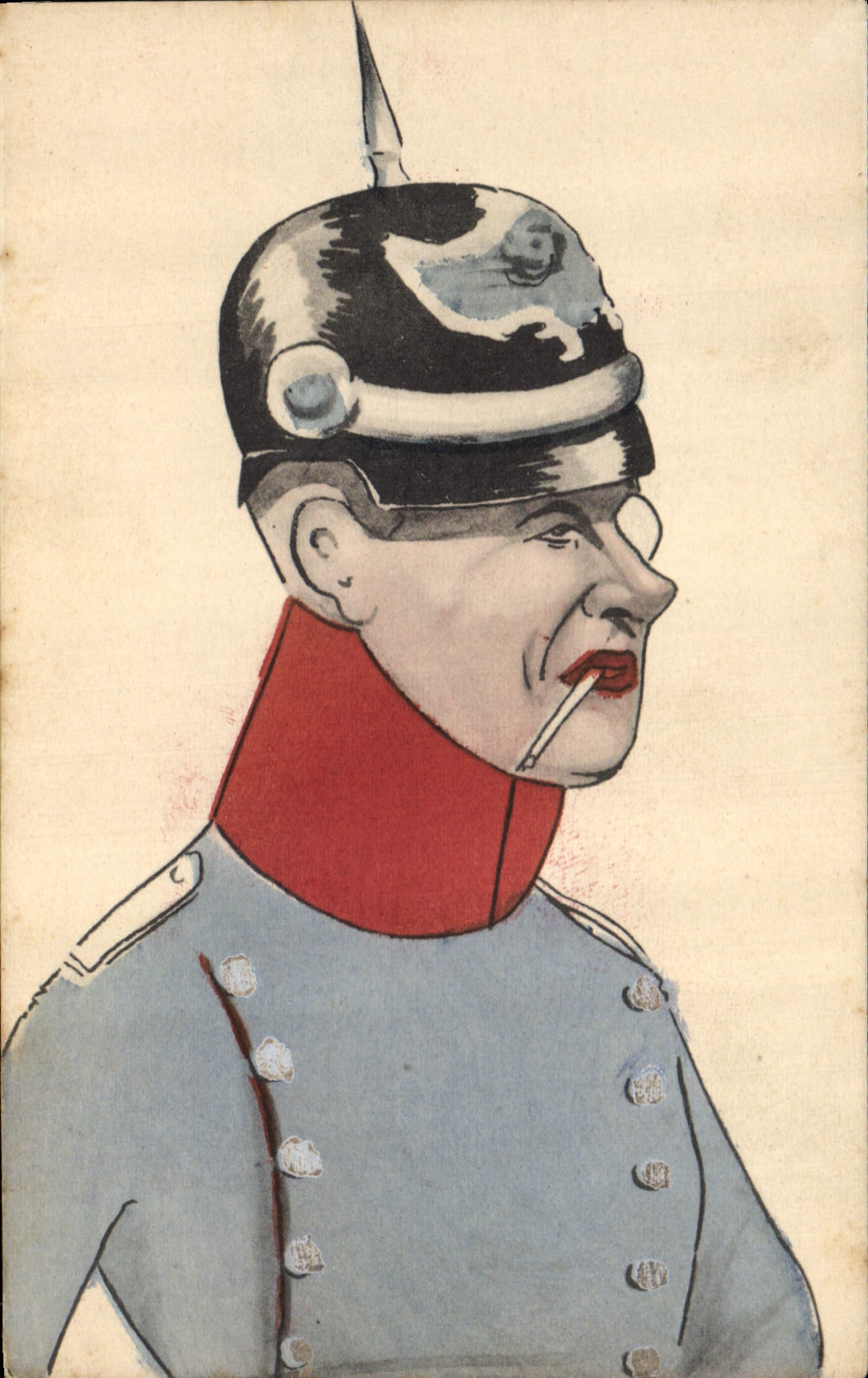 CPA Militaria Officier