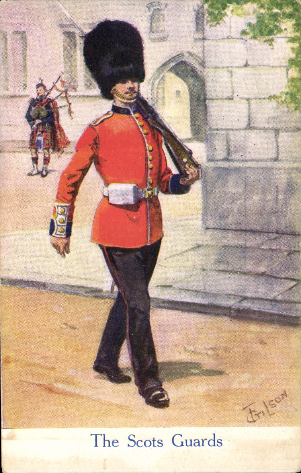 CPA Militaria The Scots Guards