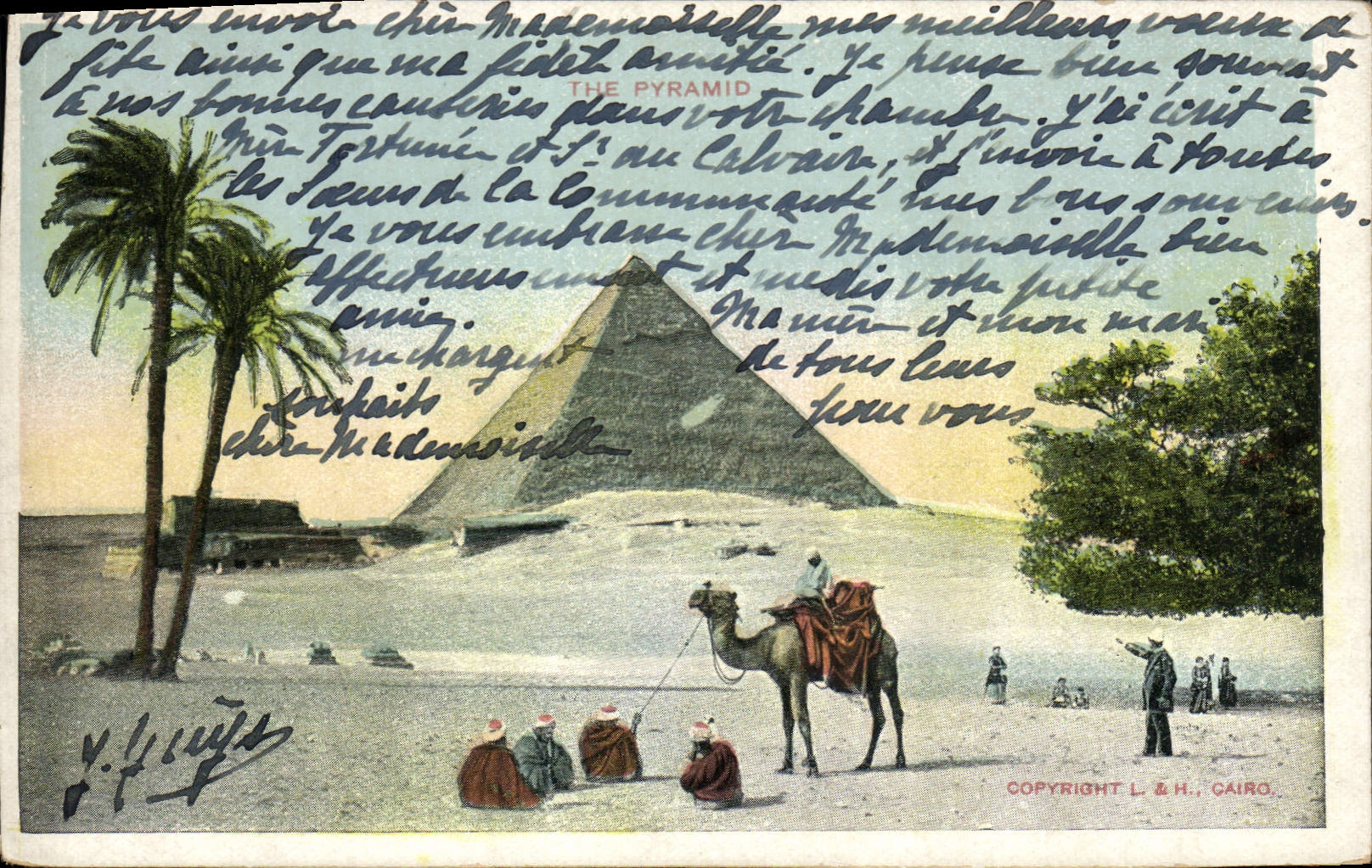 CPA Egypte Egypt The Pyramid