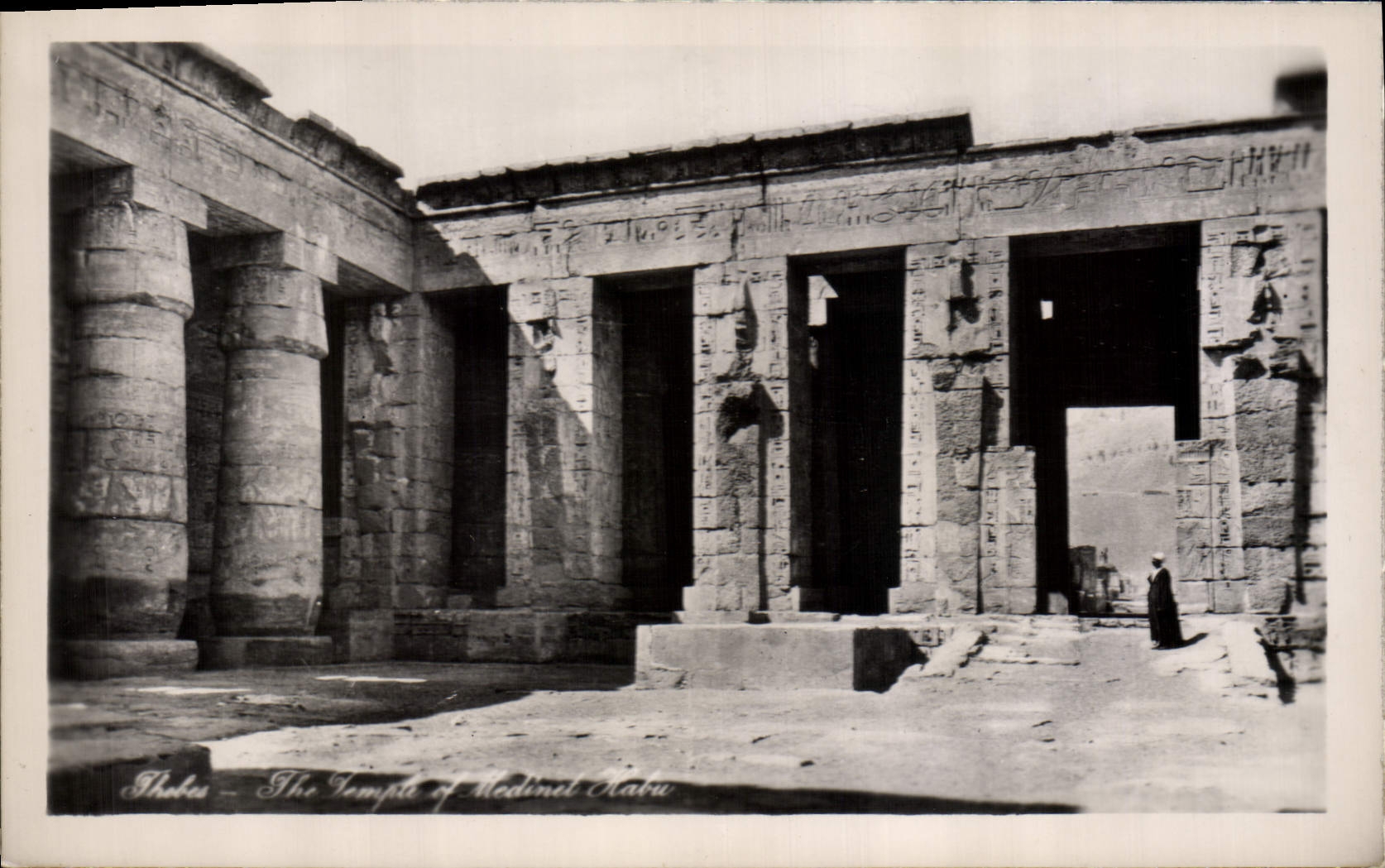 CPA Egypte Egypt Thebes 1956