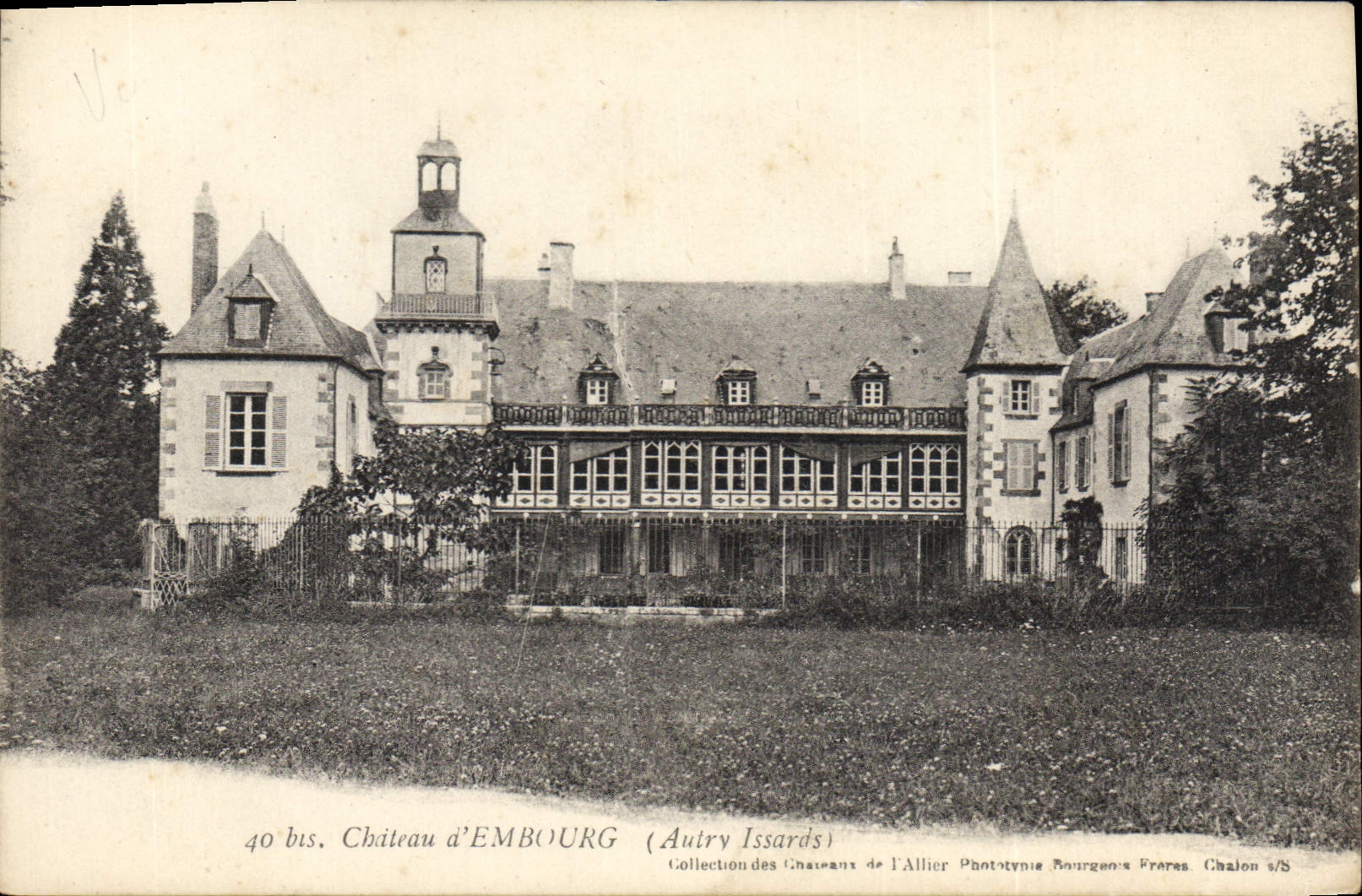 CPA Chateau d'Emboyrg Autry Issards
