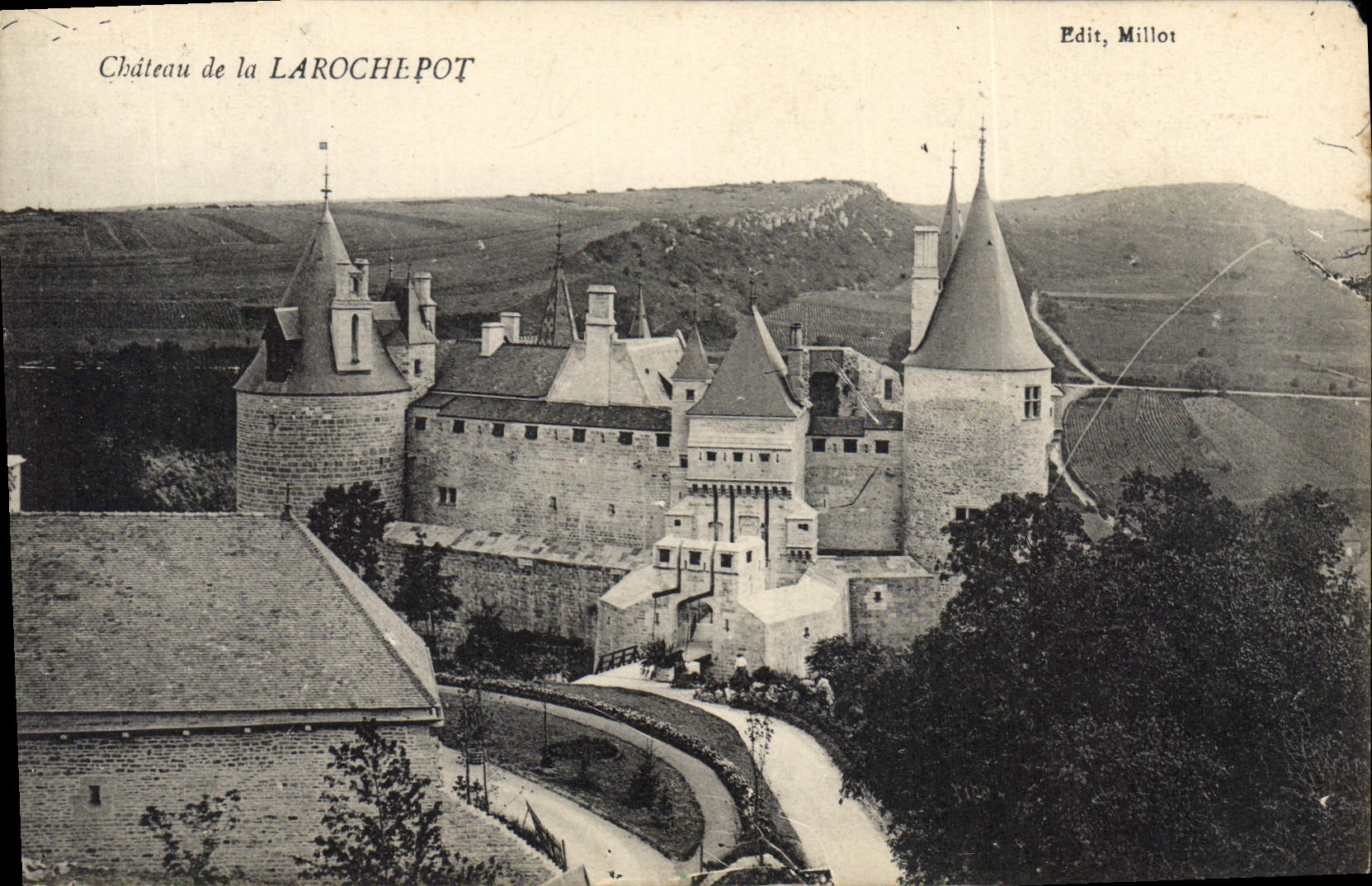 CPA Chateau de la Rochepot 