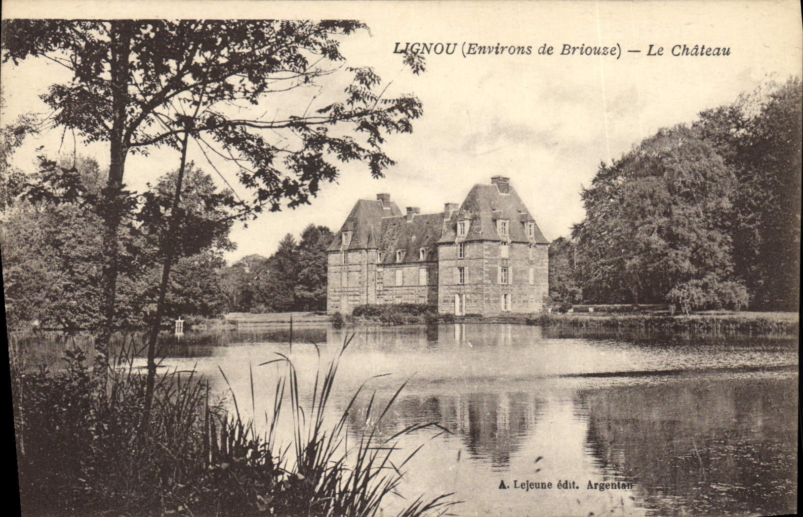 CPA Chateau Lignou Environs de Briouse