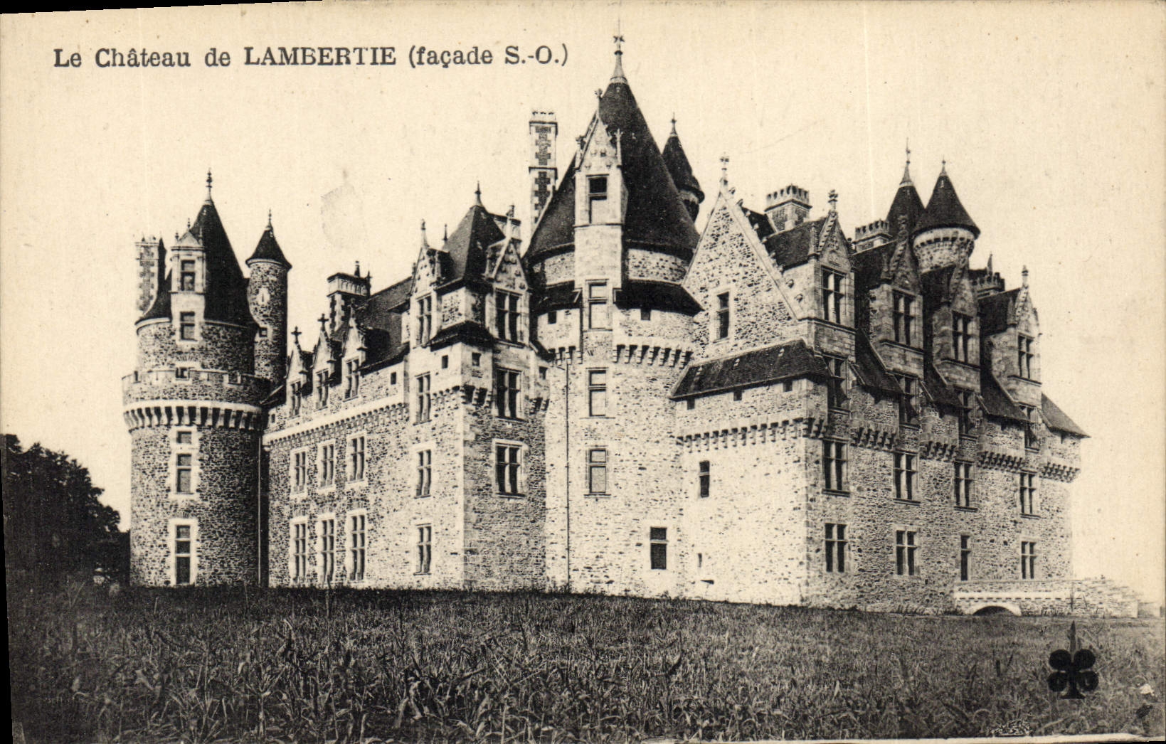 CPA Chateau de Lambertie