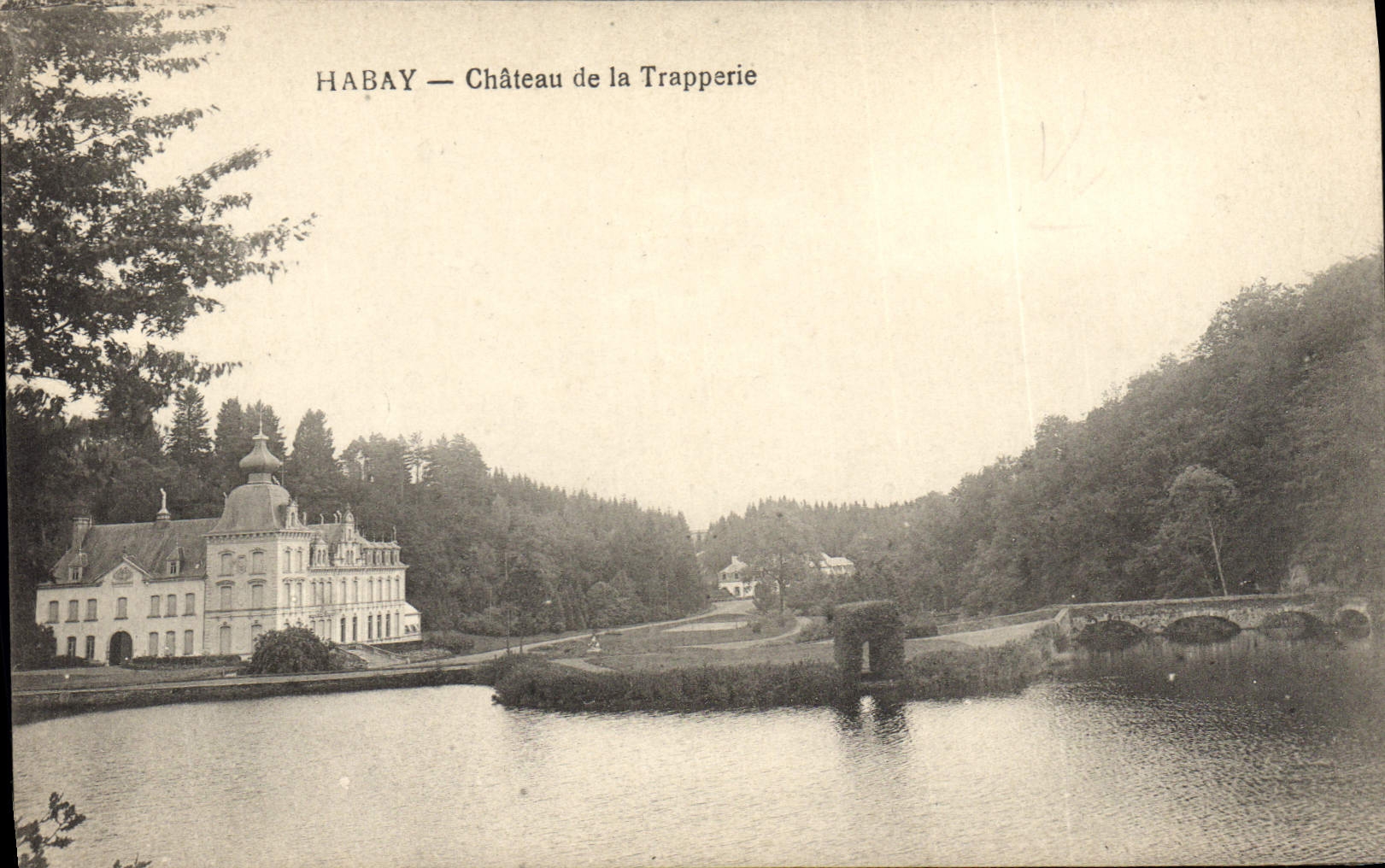 CPA Chateau de la Trapperie Habay 