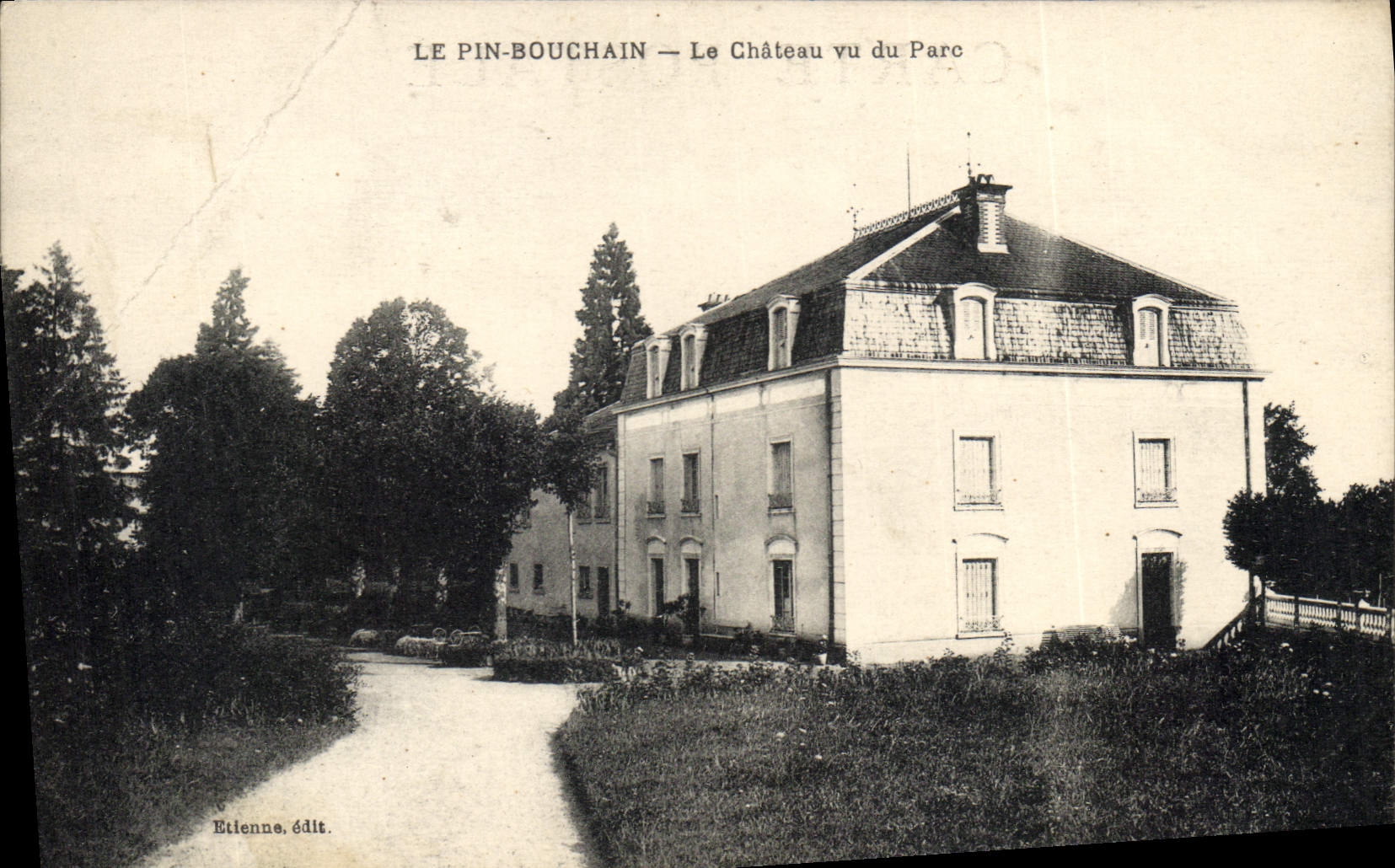 CPA Chateau vu du parc Le Pin Bouchain