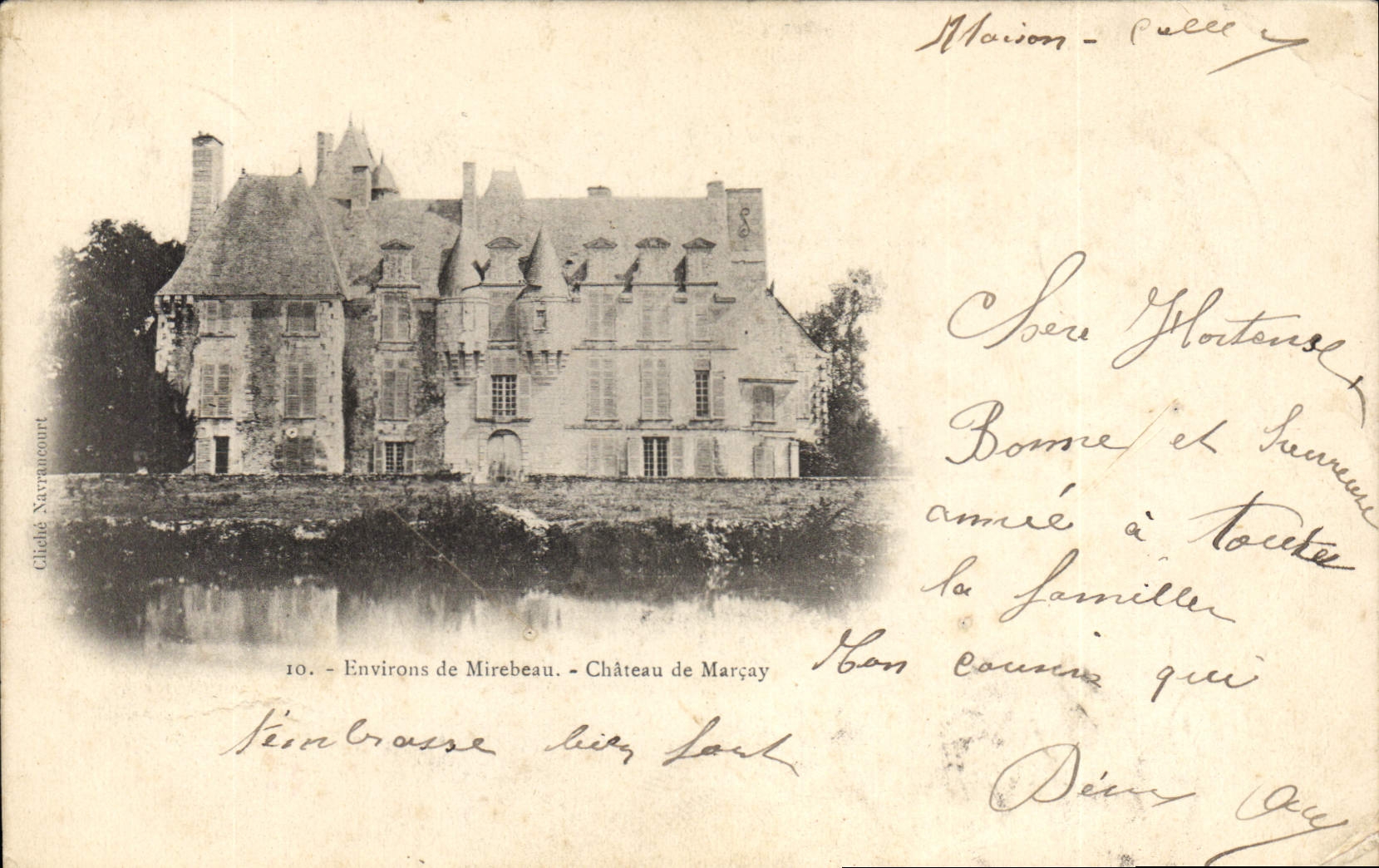 CPA Chateau de Marcay Environs de Mirebeau 