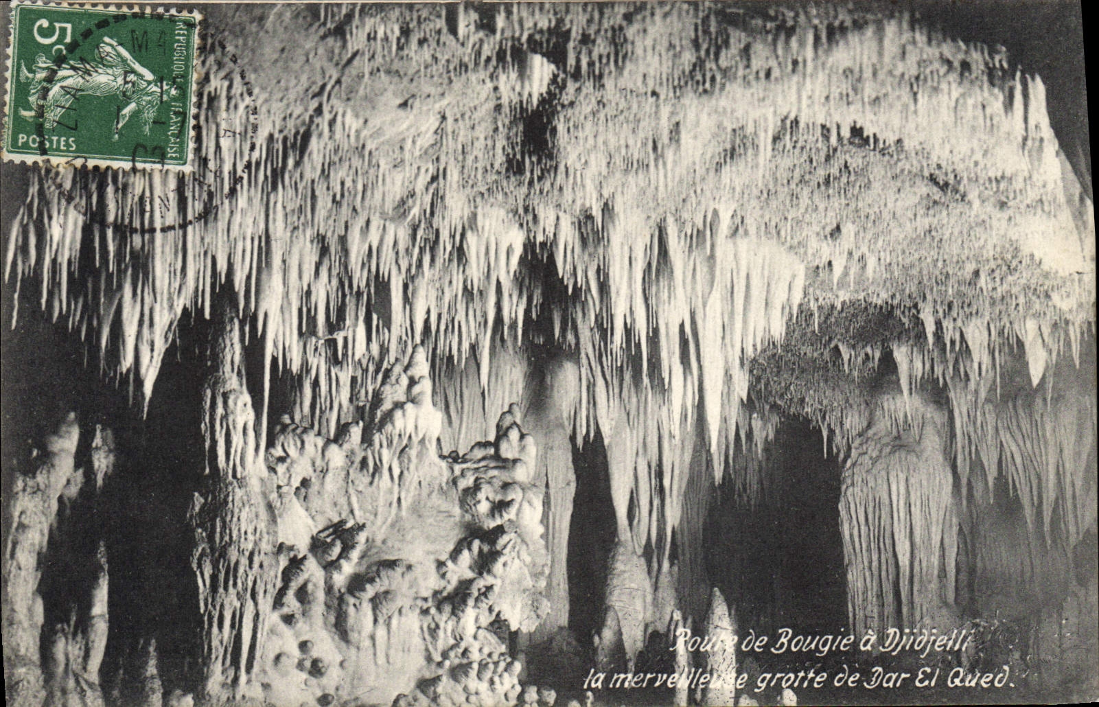 CPA Grotte Grottes Route de Bougie a Djidjelli Grotte de Dar El Oued 