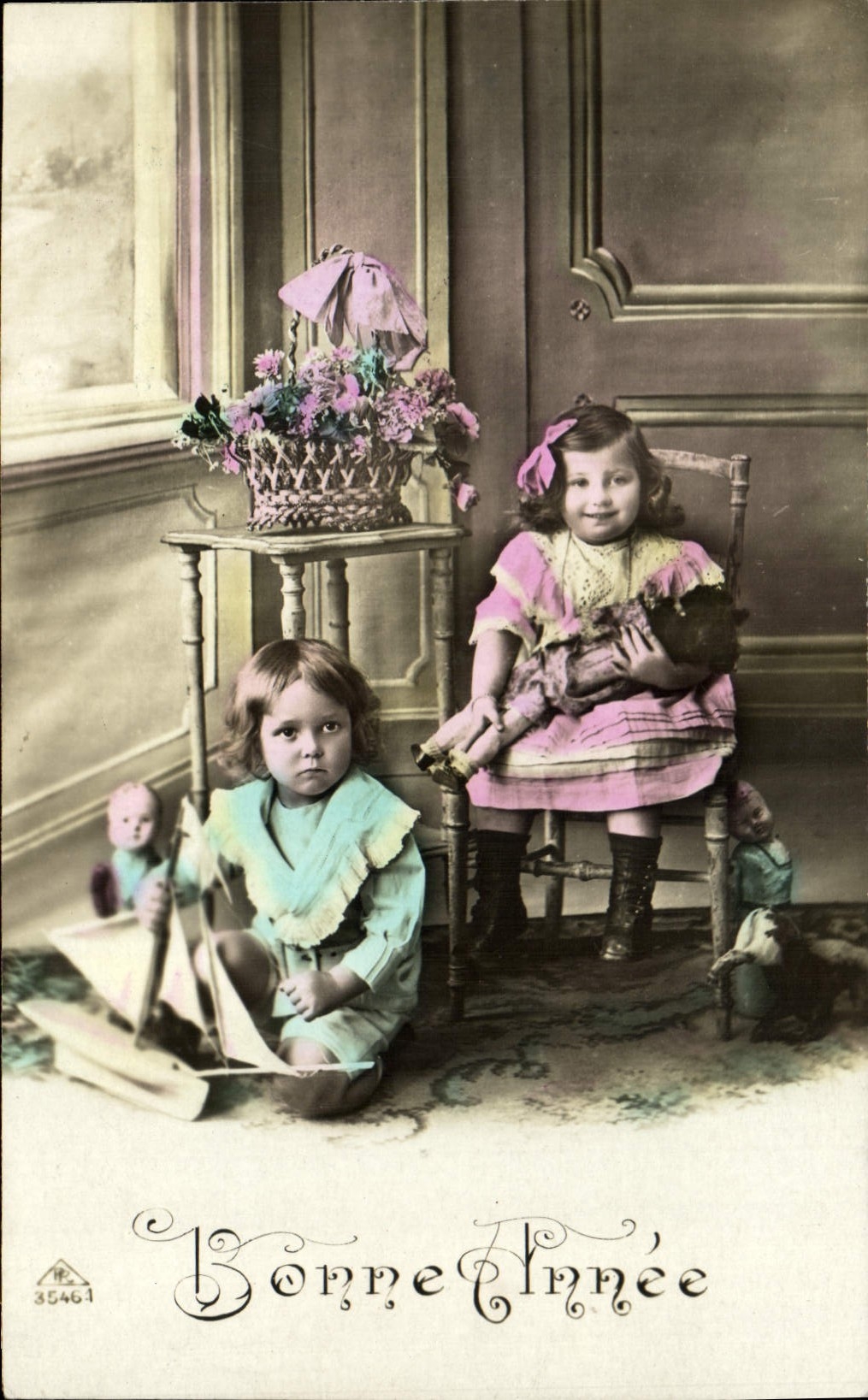 CPA Fantaisie Enfants Poupee 