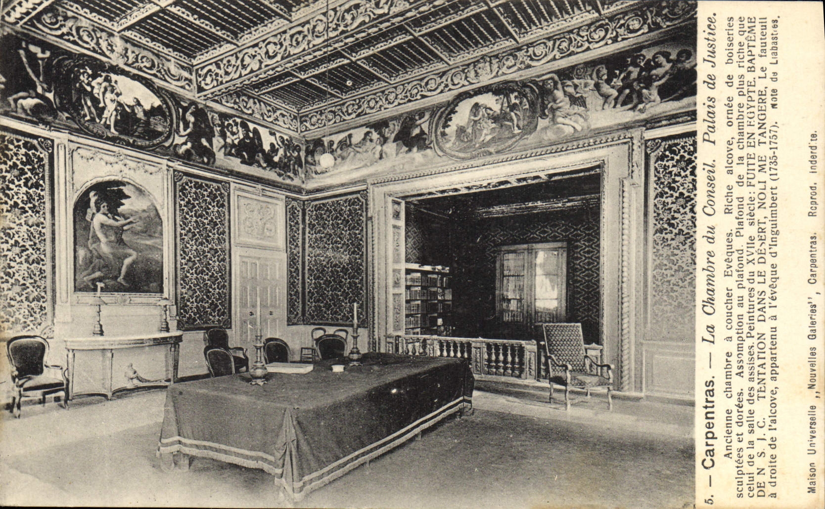 CPA Palais de Justice Carpentras La chambre du Conseil