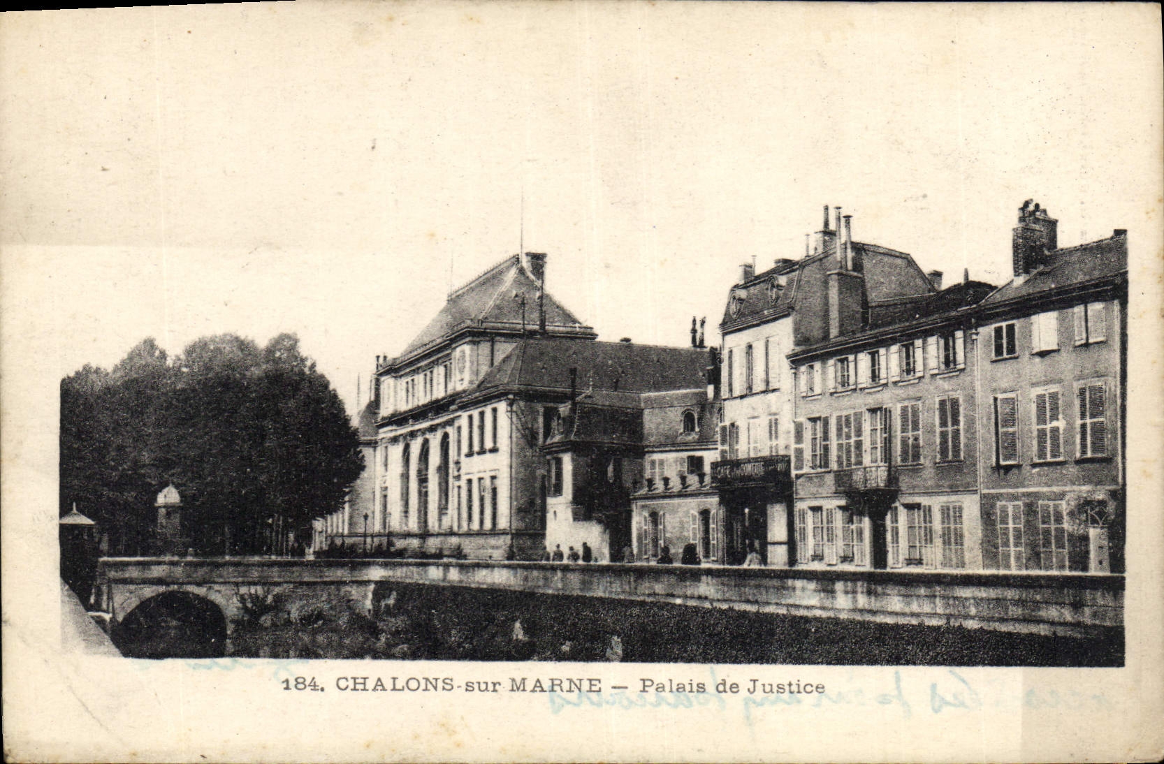 CPA Palais de Justice Chalons sur Saone