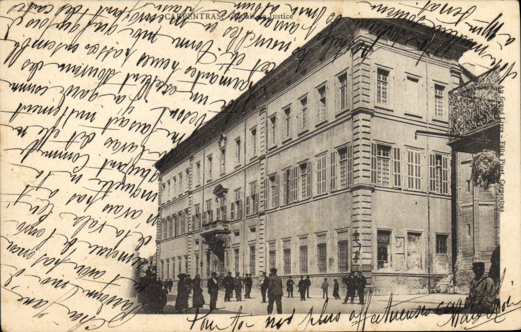 CPA Palais de Justice Carpentras 