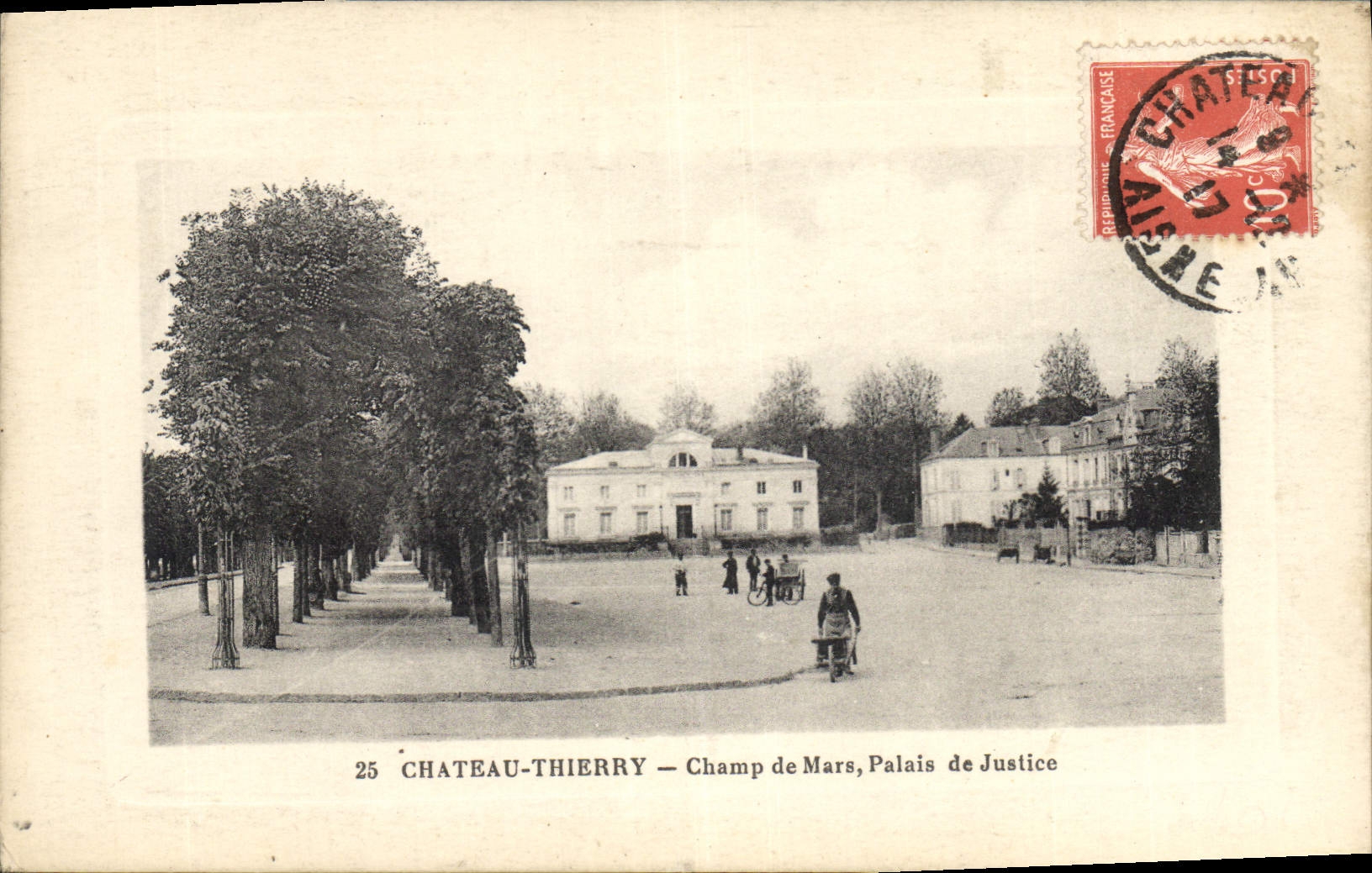 CPA Palais de Justice Champ de Mars Chateau Thierry