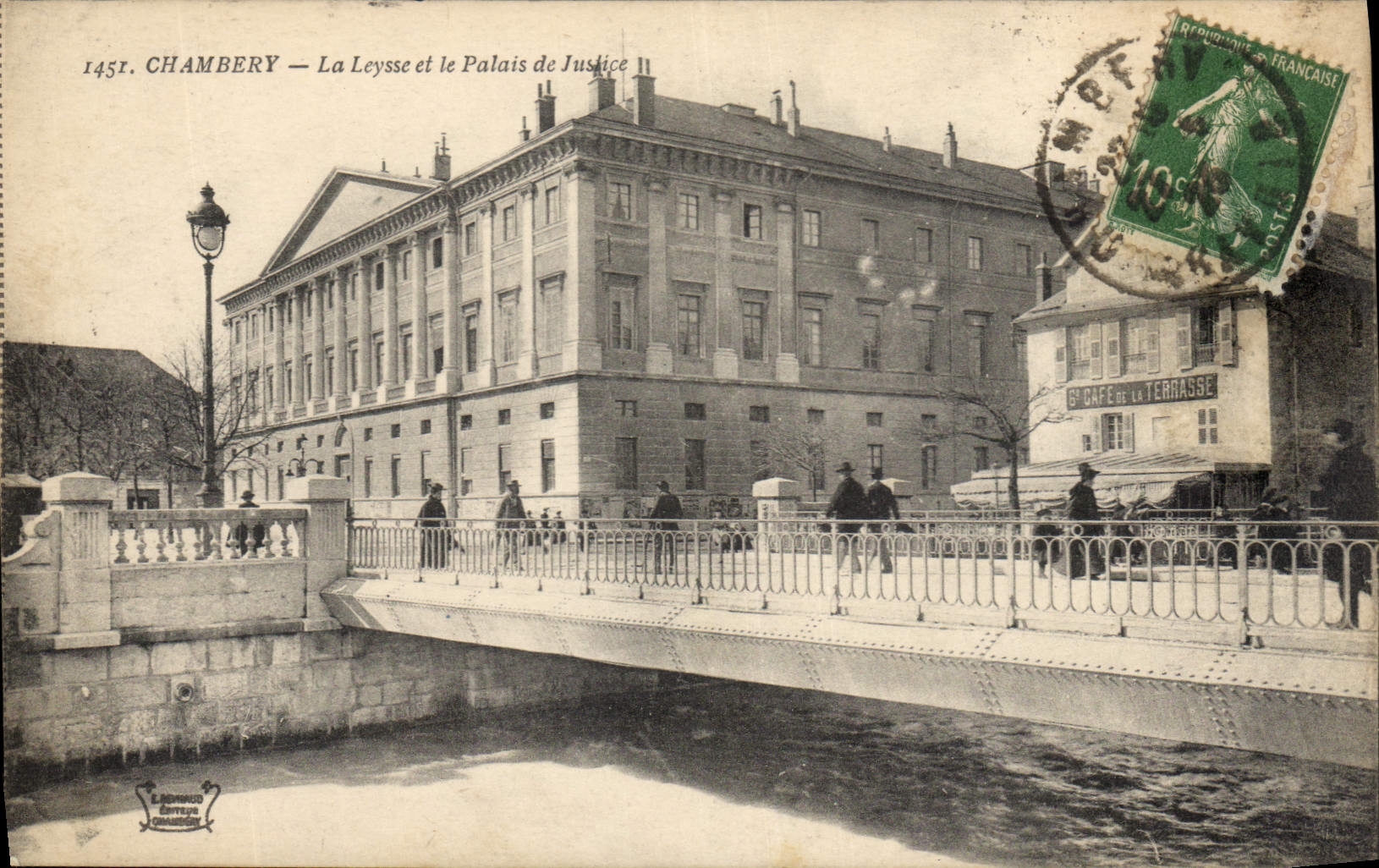CPA Chambery La Leysse et le Palais de Justice 