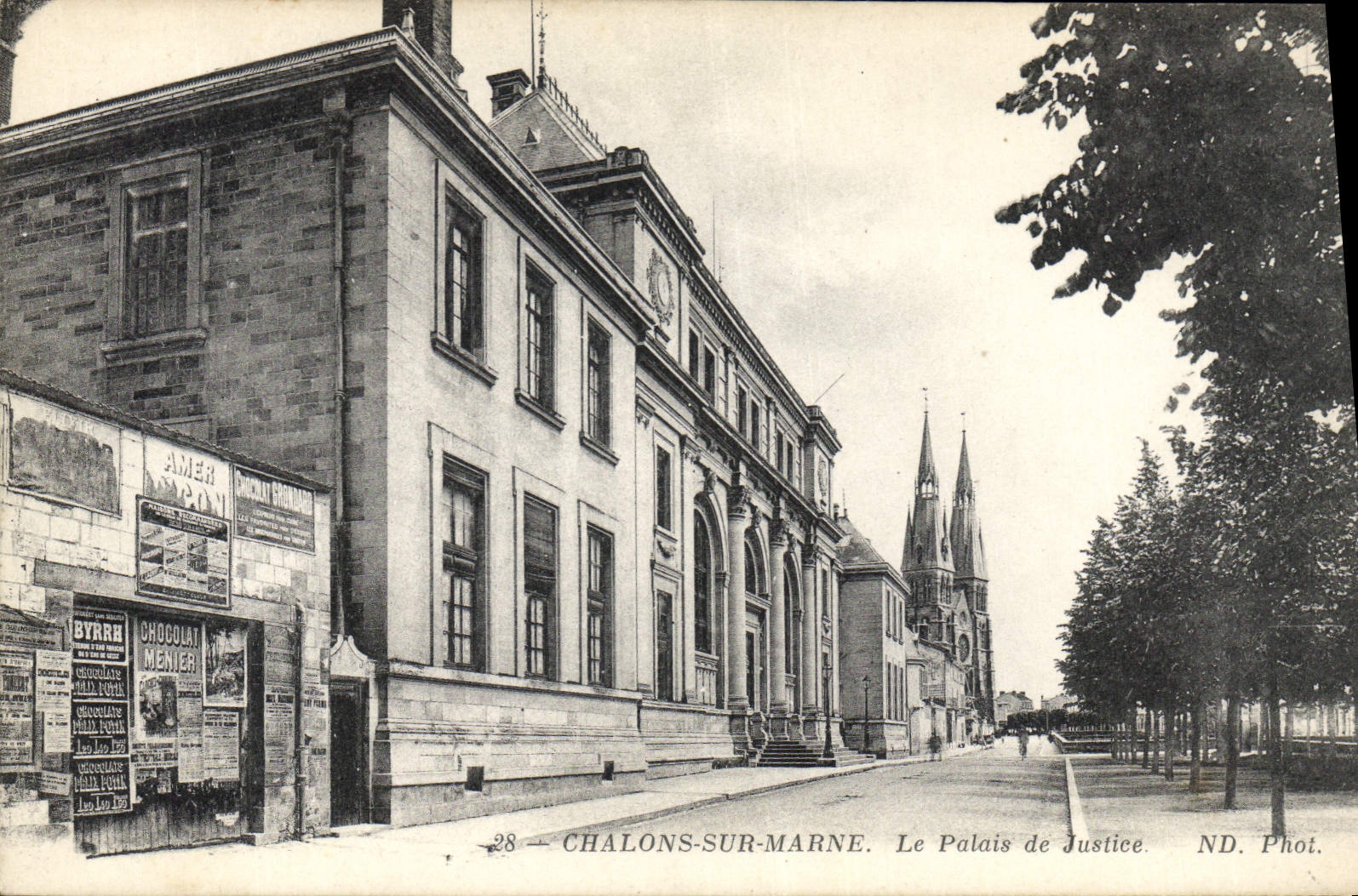 CPA Palais de Justice Chalons sur Marne