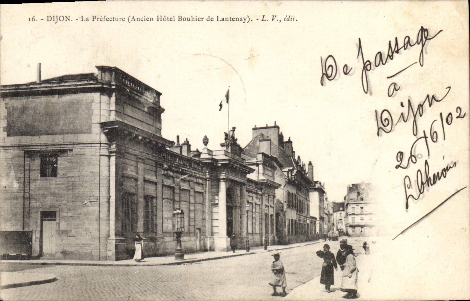 CPA Prefecture Dijon Ancien Hotel Bouhier de Lantenay