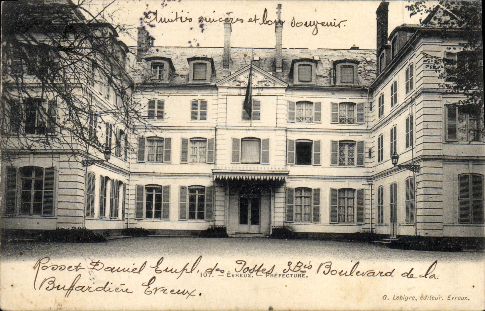 CPA Prefecture Evreux