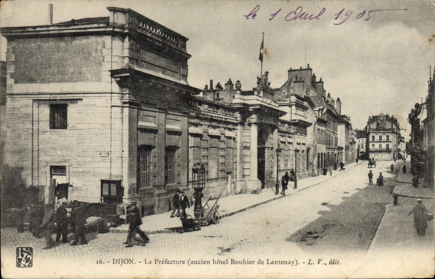 CPA Prefecture Dijon Ancien Hotel Bouhier de Lantenay