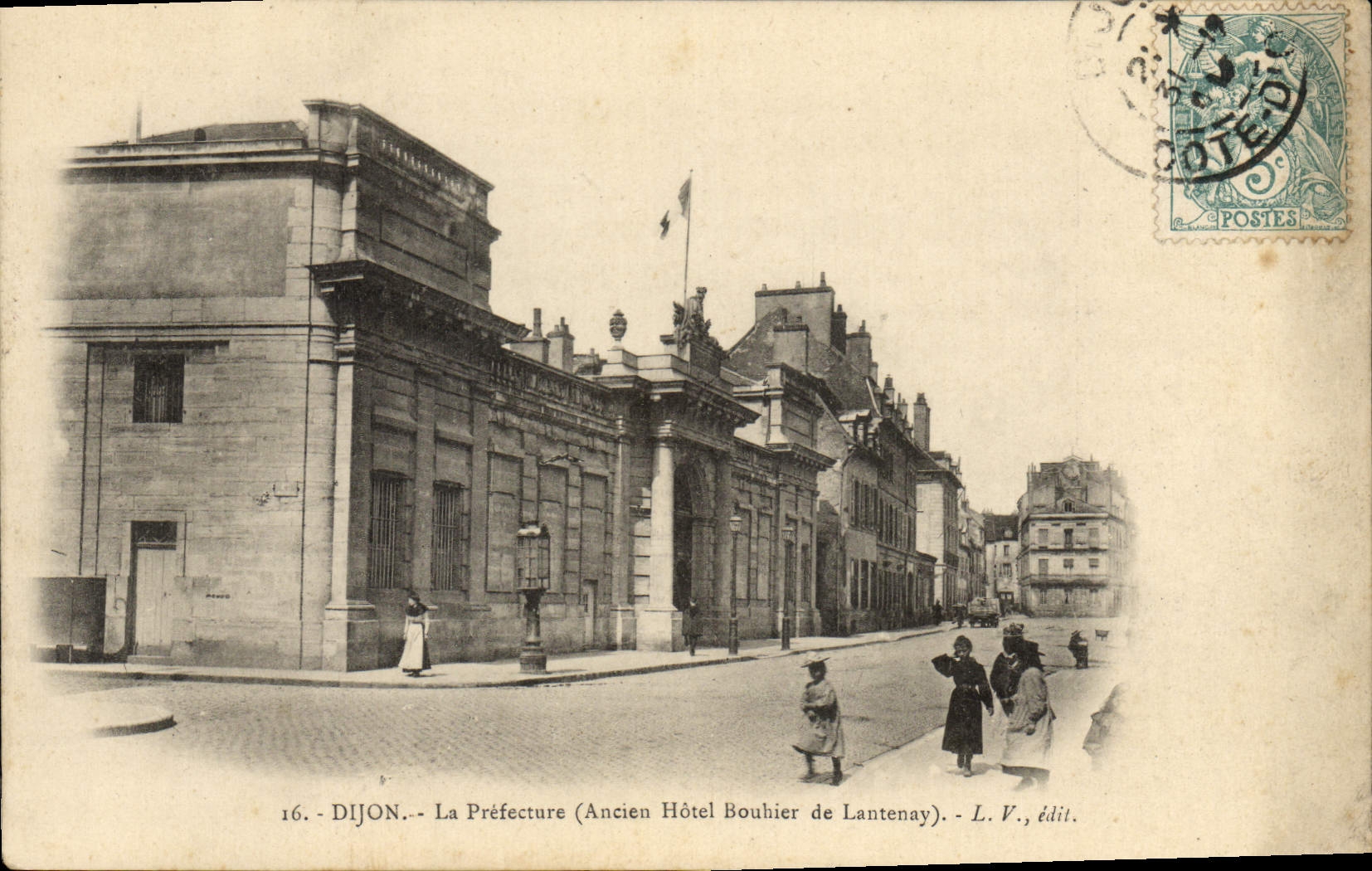 CPA Prefecture Dijon Ancien Hotel Bouhier de Lantenay