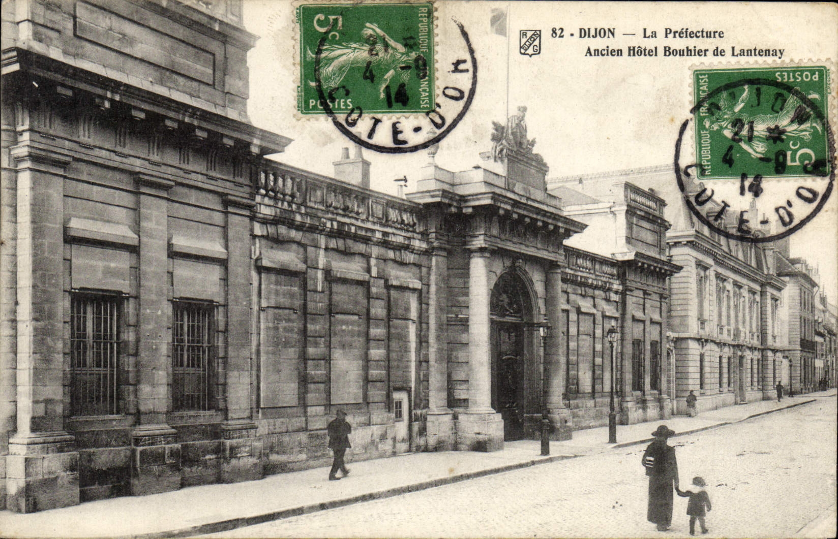 CPA Prefecture Dijon Ancien Hotel Bouhier de Lantenay