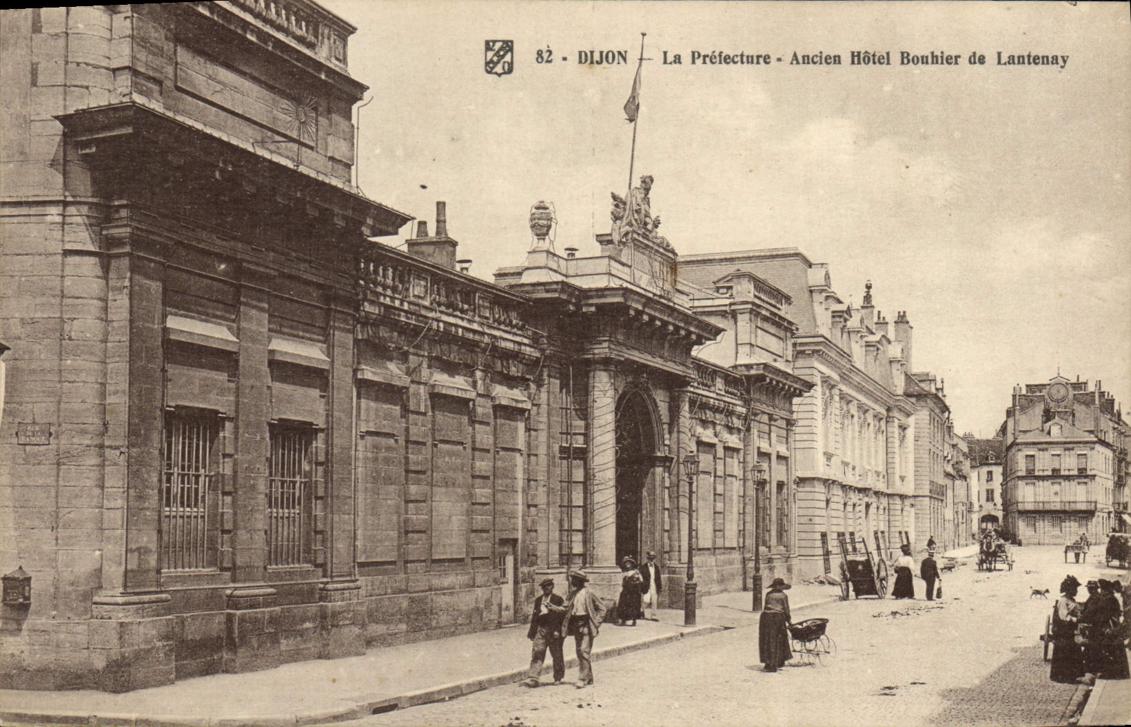 CPA Prefecture Dijon Ancien Hotel Bouhier de Lantenay