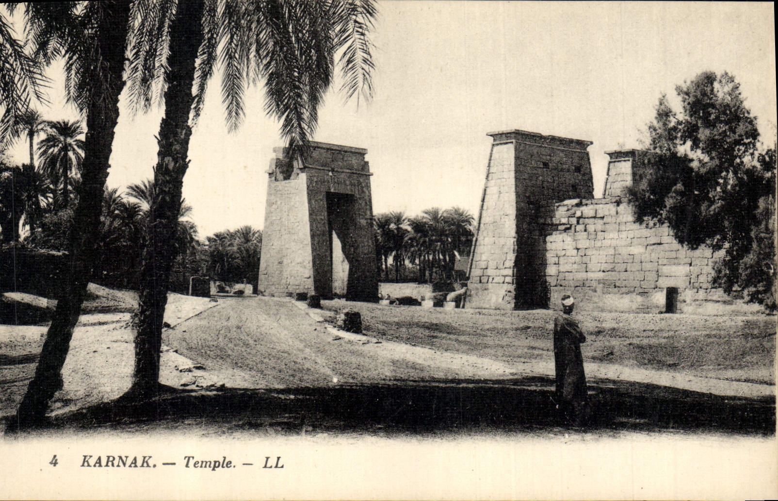 CPA Egypt Egypte Karnak Temple