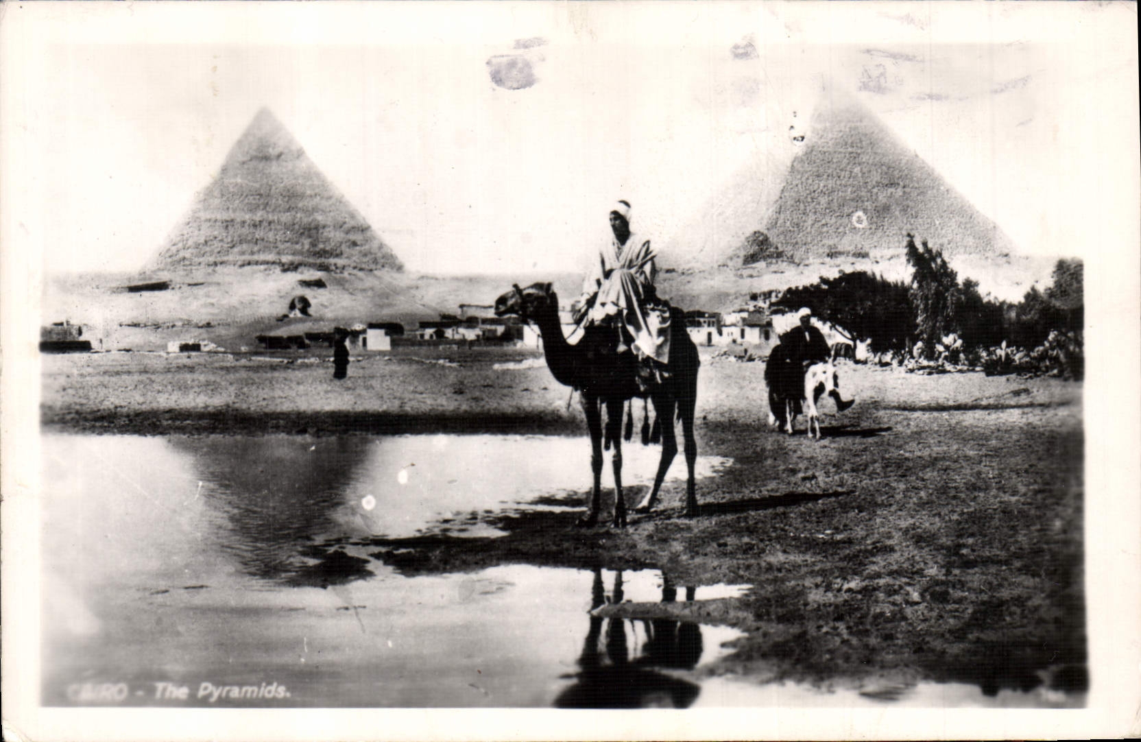 CPA Egypt Egypte Cairo The pyramids 