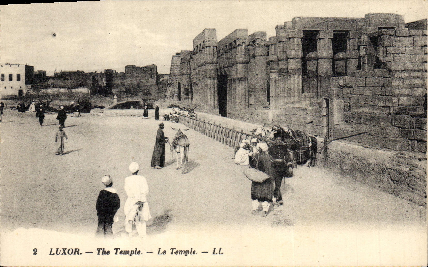 CPA Egypt Egypte Luxor The temple