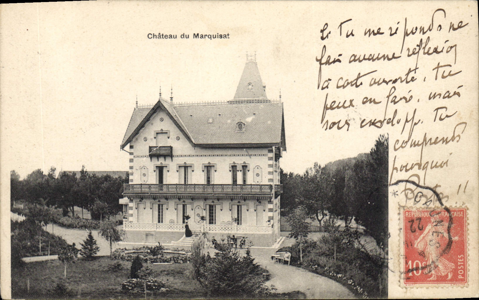 CPA Chateau du Marquisat