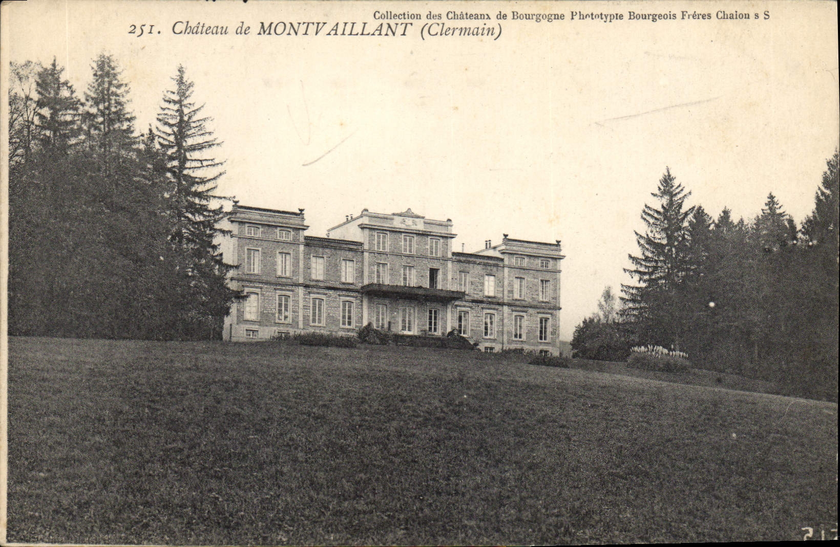CPA Chateau de Montvaillant Clermain