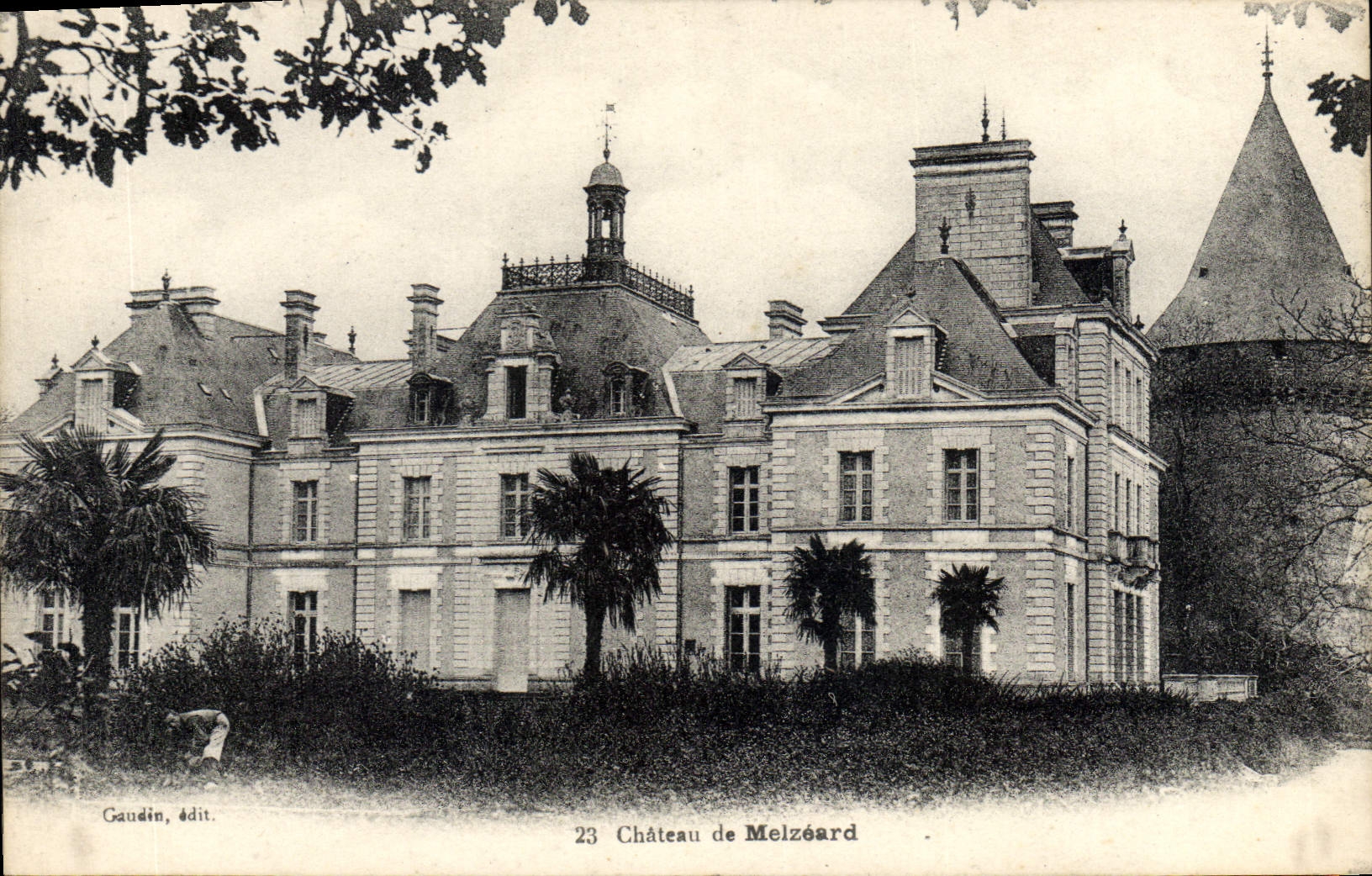 CPA Chateau de Melzeard