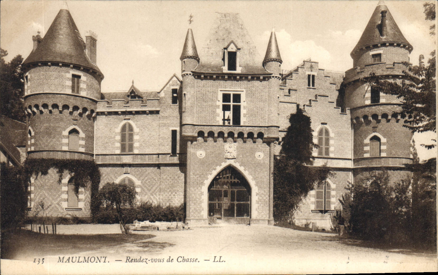 CPA Chateau Maulmont Rendez vous de chasse