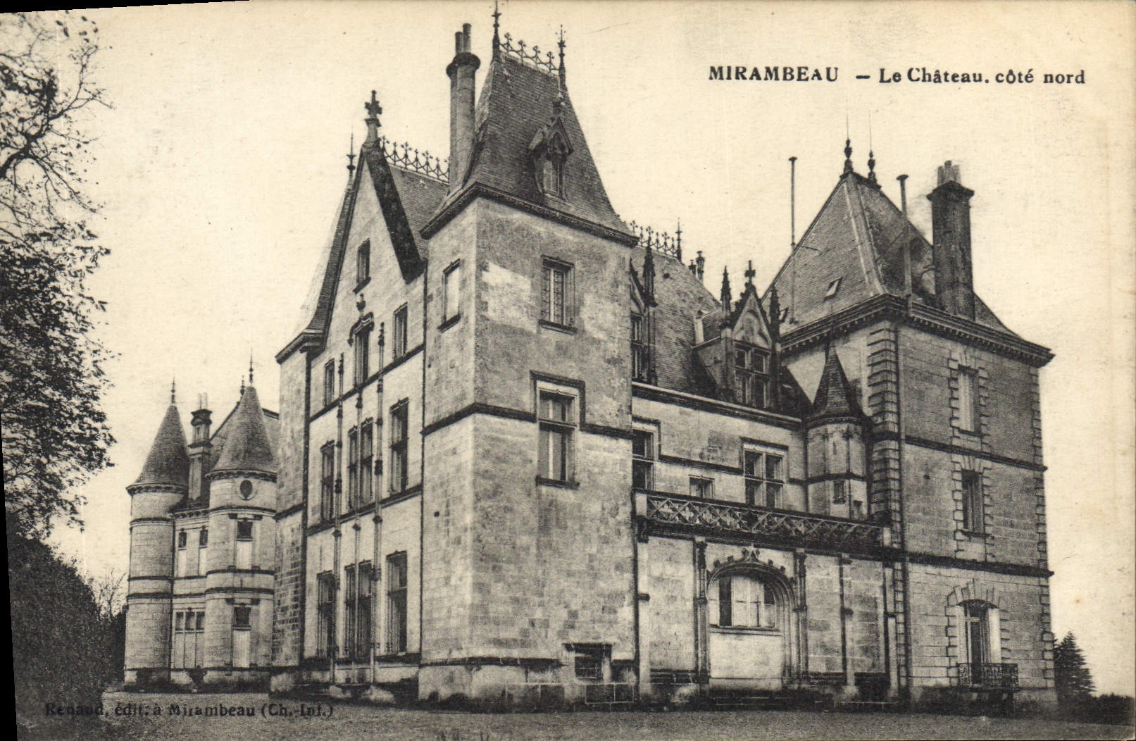 CPA Chateau Mirambeau Cote Nord