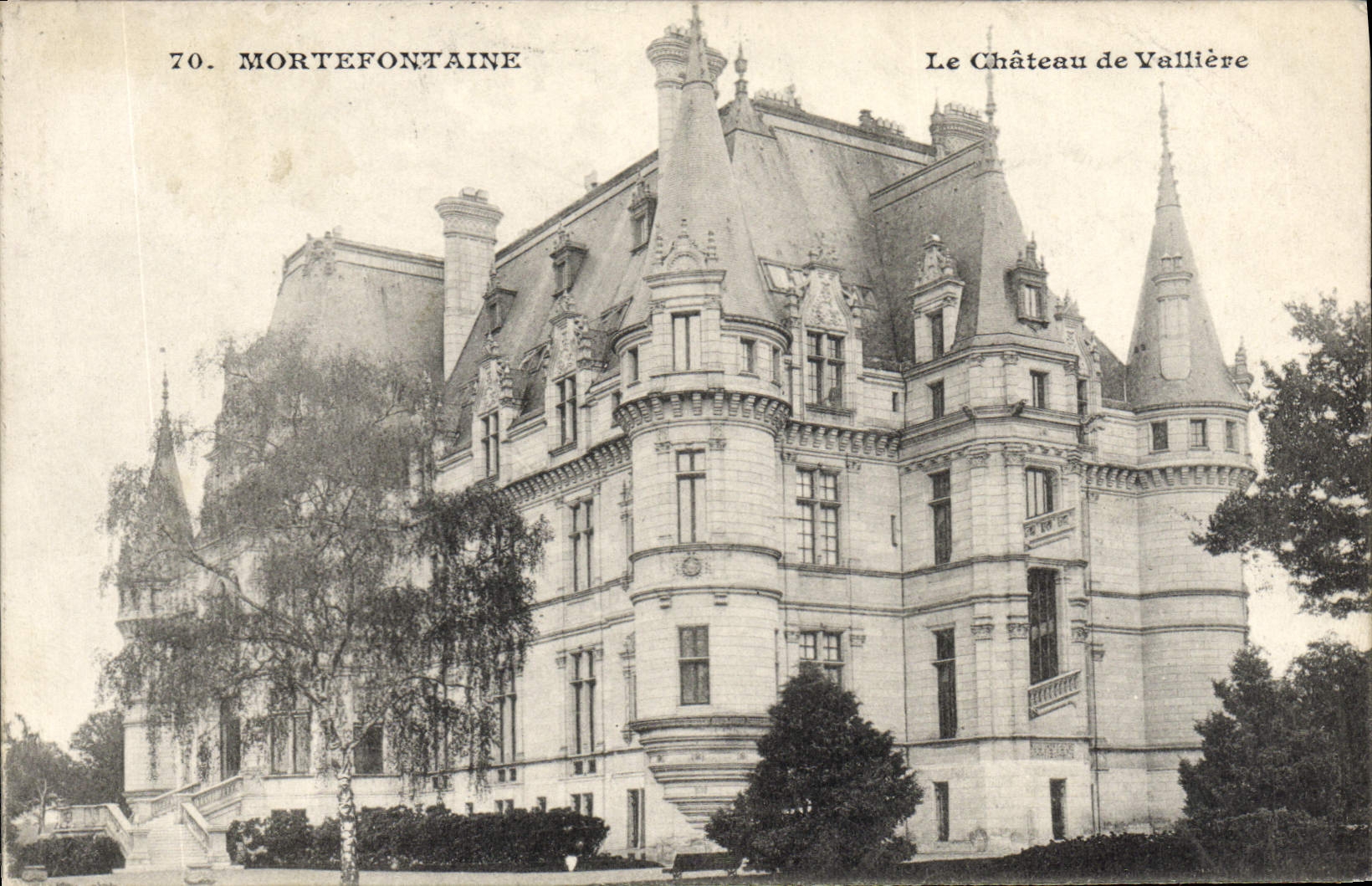CPA Chateau de Valliere Mortefontaine