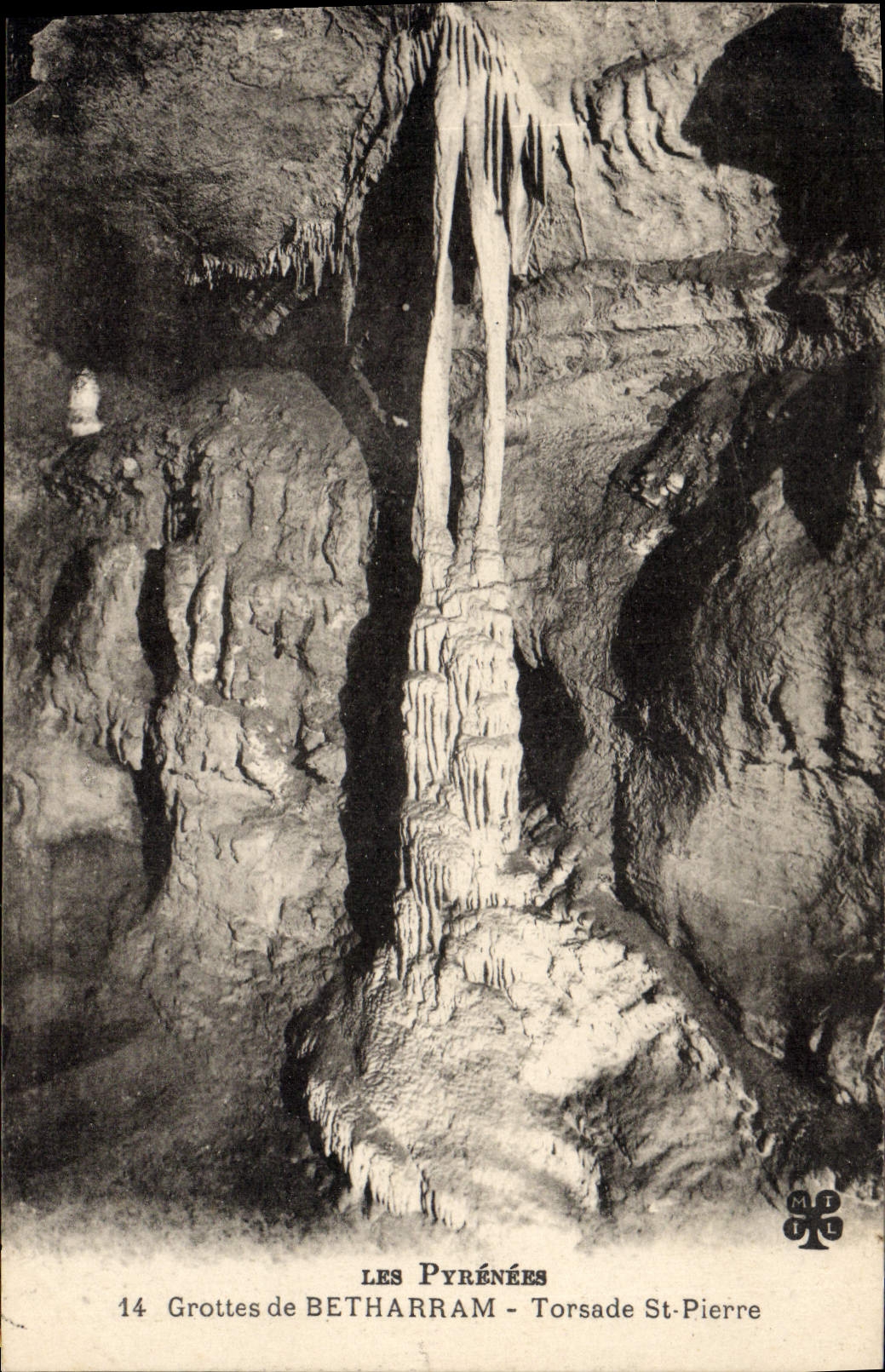 CPA Grottes de Betharram Torsade St Pierre Grotte 