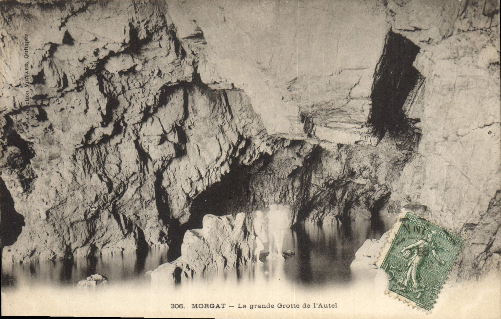 CPA Grottes Morgat La grande Grotte de l'autel