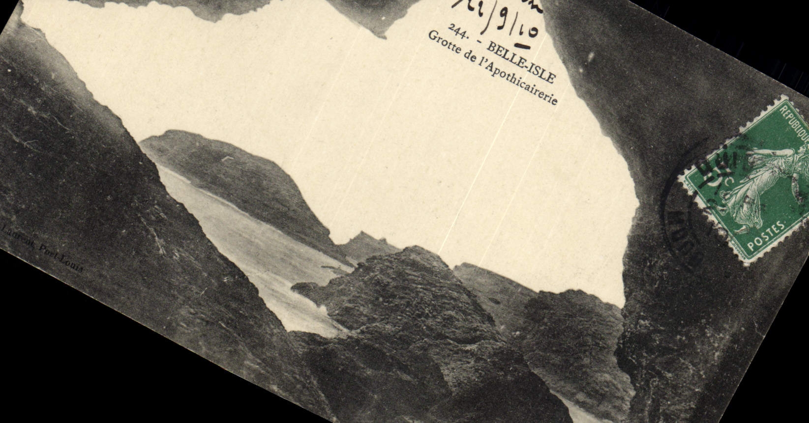 CPA Grottes Grotte de l'Apothicaire Belle Isle