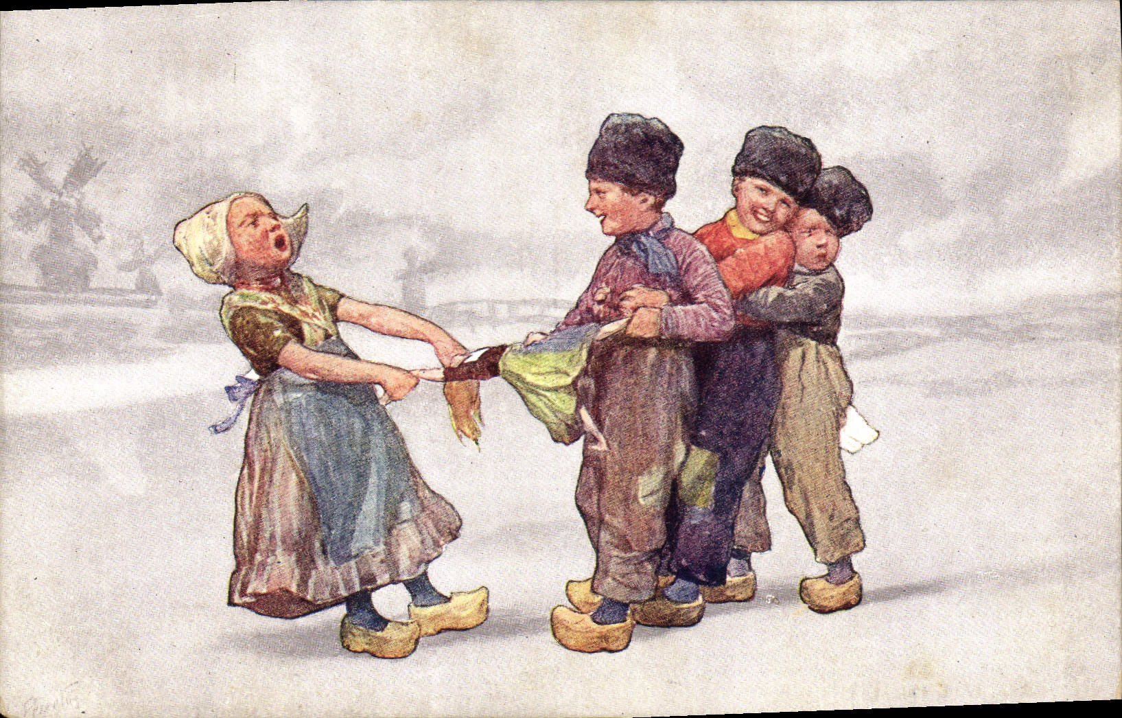 CPA Fantaisie Enfants Poupee  